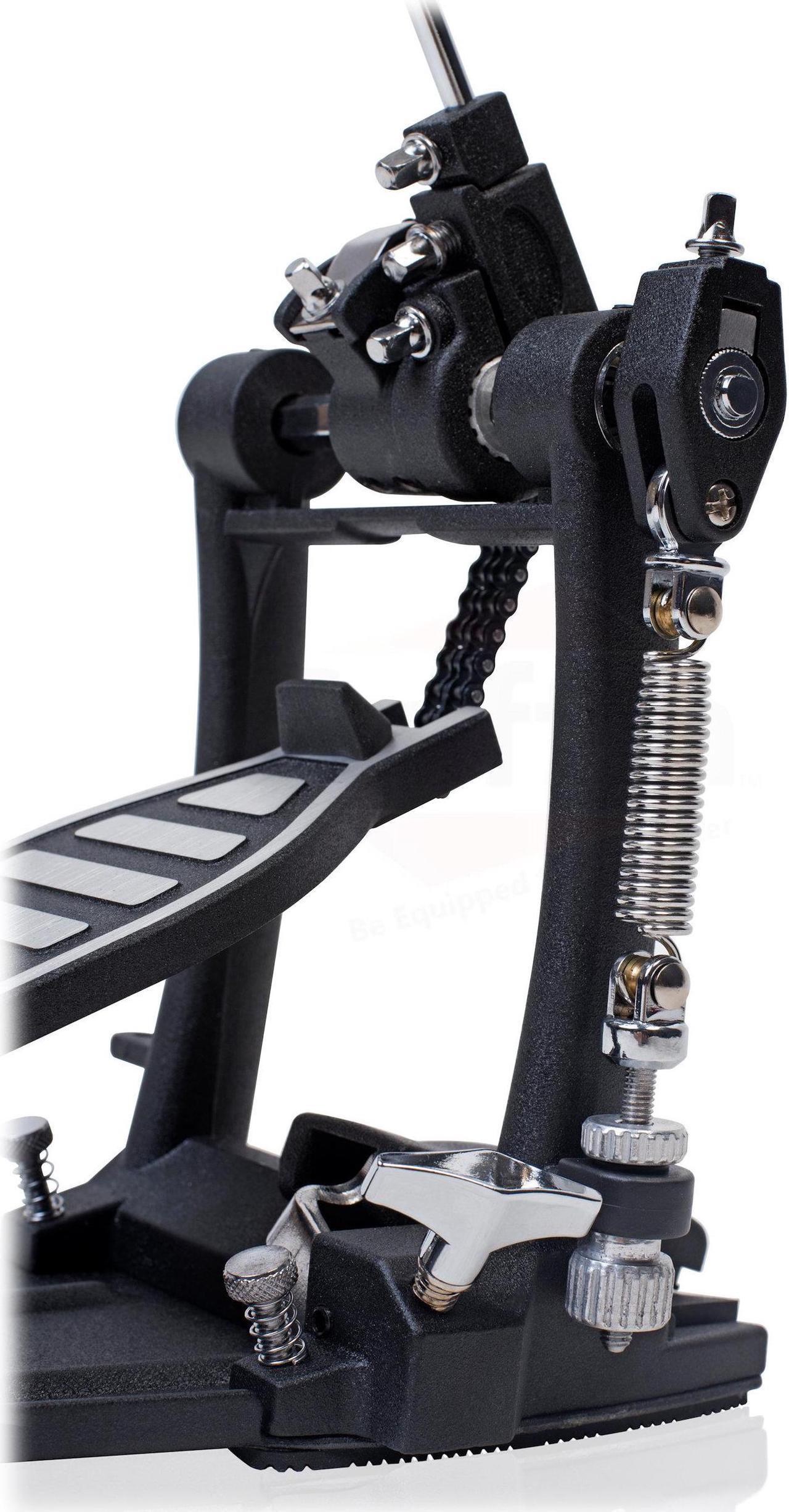 Alt view image 3 of 7 - Deluxe Double Kick Drum Pedal for Bass Drum by GRIFFIN | Twin Set Foot Pedal | Quad Sided Beater Heads | Dual Pedal Two Chain Drive Percussion Hardware | Impressive Response for Metal & Rock Drummers