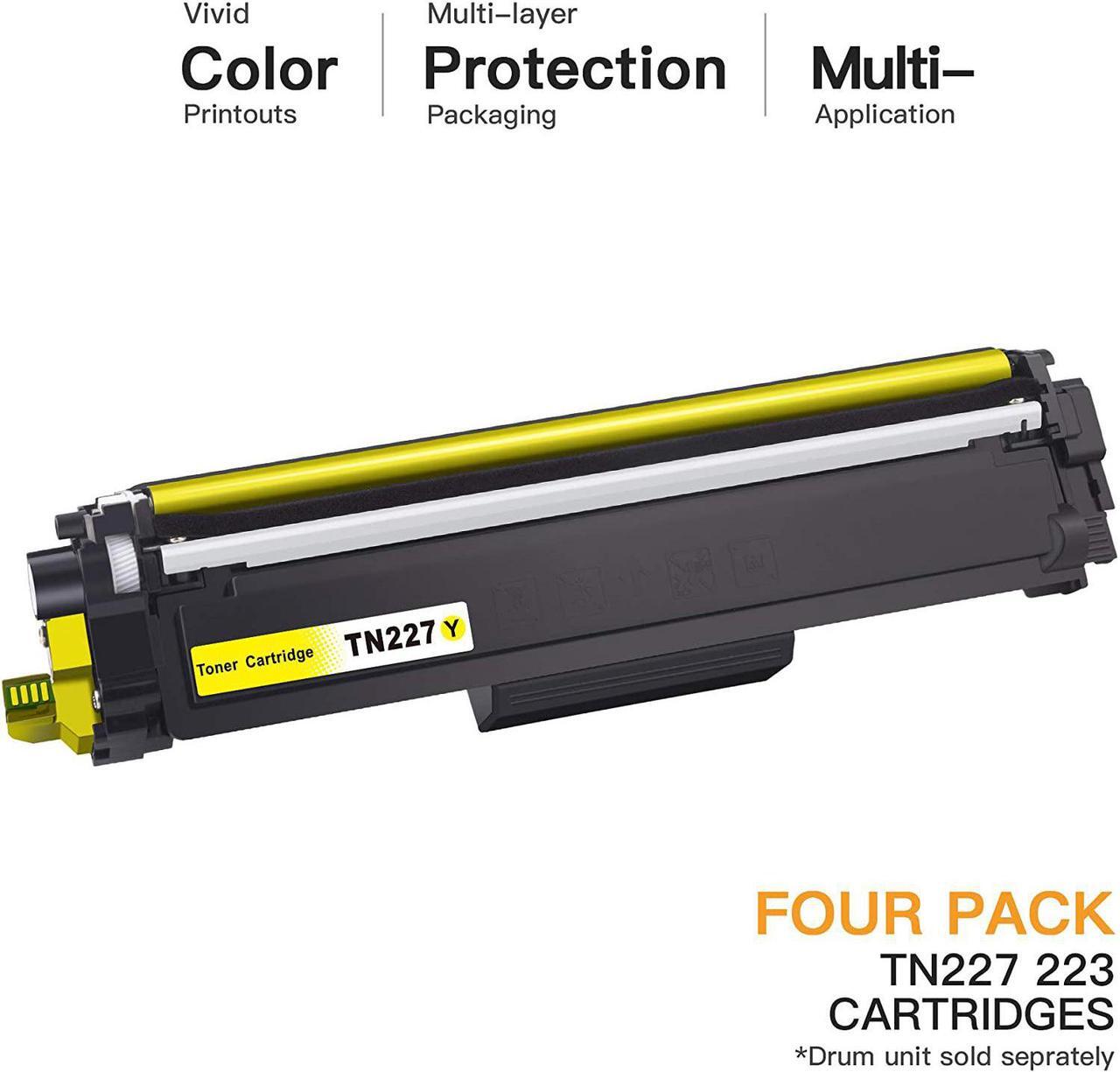 Alt view image 2 of 6 - E-Z Ink (TM) Compatible Toner Cartridge Replacement for Brother TN227 TN227BK TN-227 TN223 compatible with MFC-L3750CDW HL-L3210CW HL-L3290CD HL-L3230CDW Printer (Black, Cyan, Magenta, Yellow, 4 Pack)