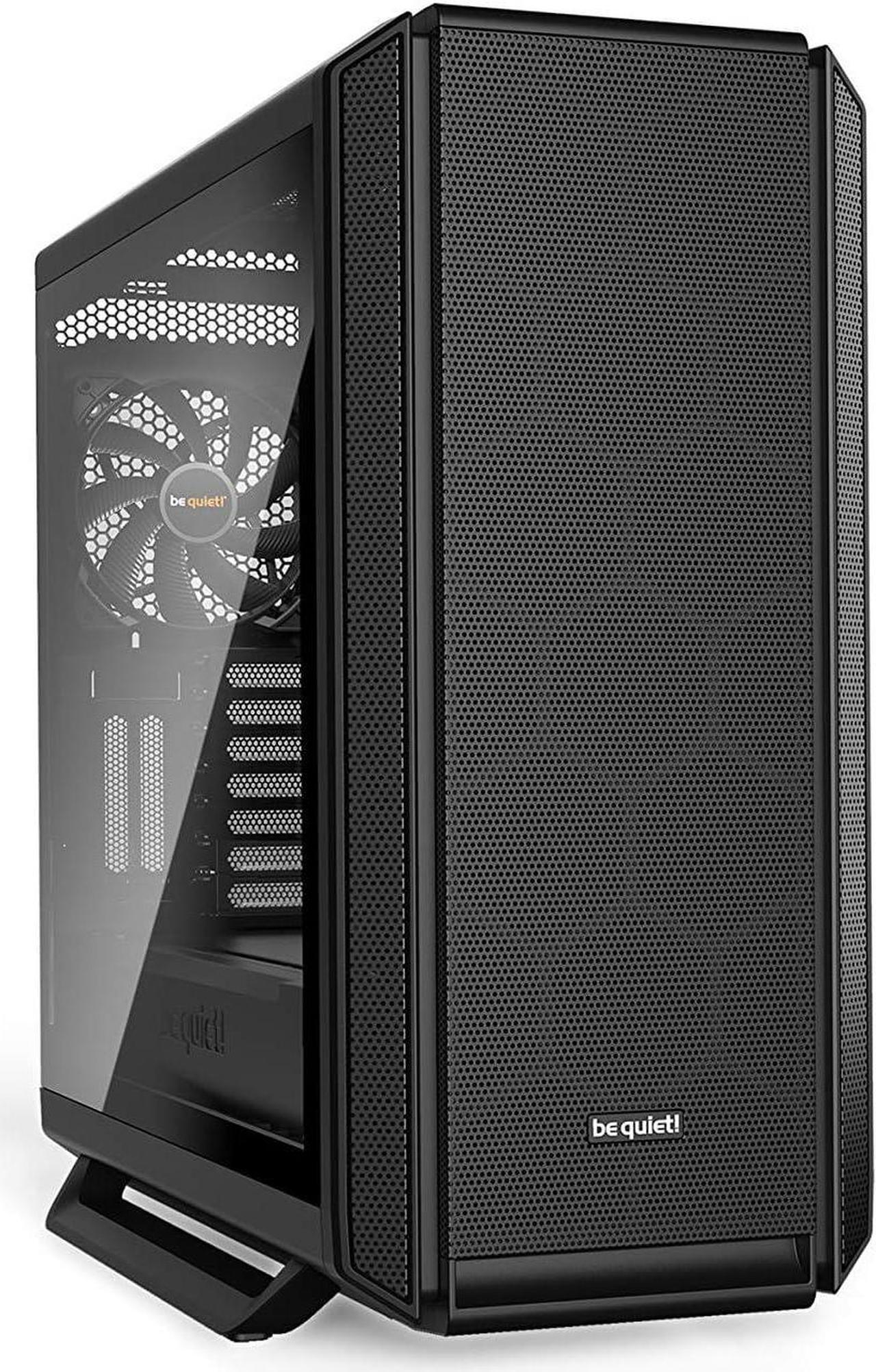 Alt view image 7 of 7 - be quiet! Silent Base 802 Window | ATX Midi Tower PC Case| 3 Pre-Installed Pure Wings 2 Fans | Sound Insulated | Tempered Glass Window | Black | BGW39