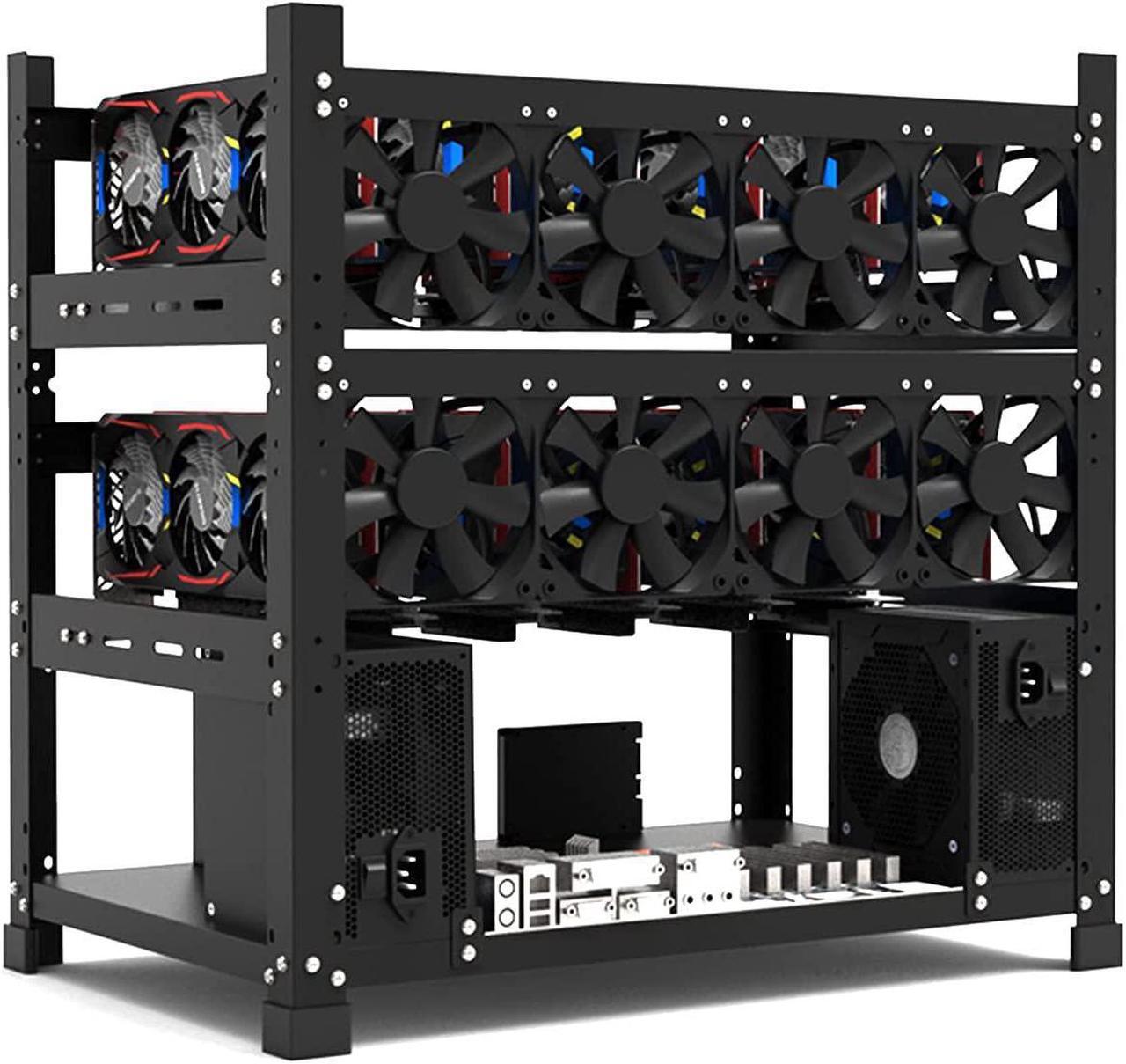 Alt view image 6 of 7 - TOTOKA Mining Rig Frame for 12 GPU Open Mining Case Rack Motherboard Bracket ETH/ETC/ZEC Ether Accessory