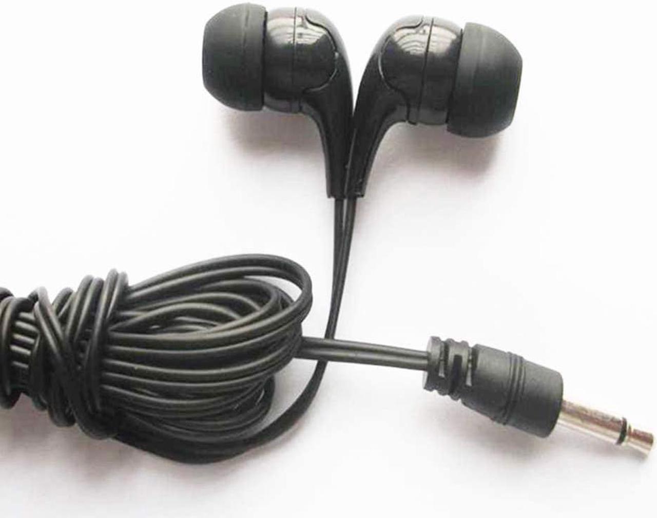Alt view image 2 of 4 - Saidbuds 100 Pack Bulk Earbuds Headphones Classroom Student Testing Ear Buds Kids Bulk Headphones Disposable Earbuds Individually Wrapped for Schools, Libraries, Hospitals