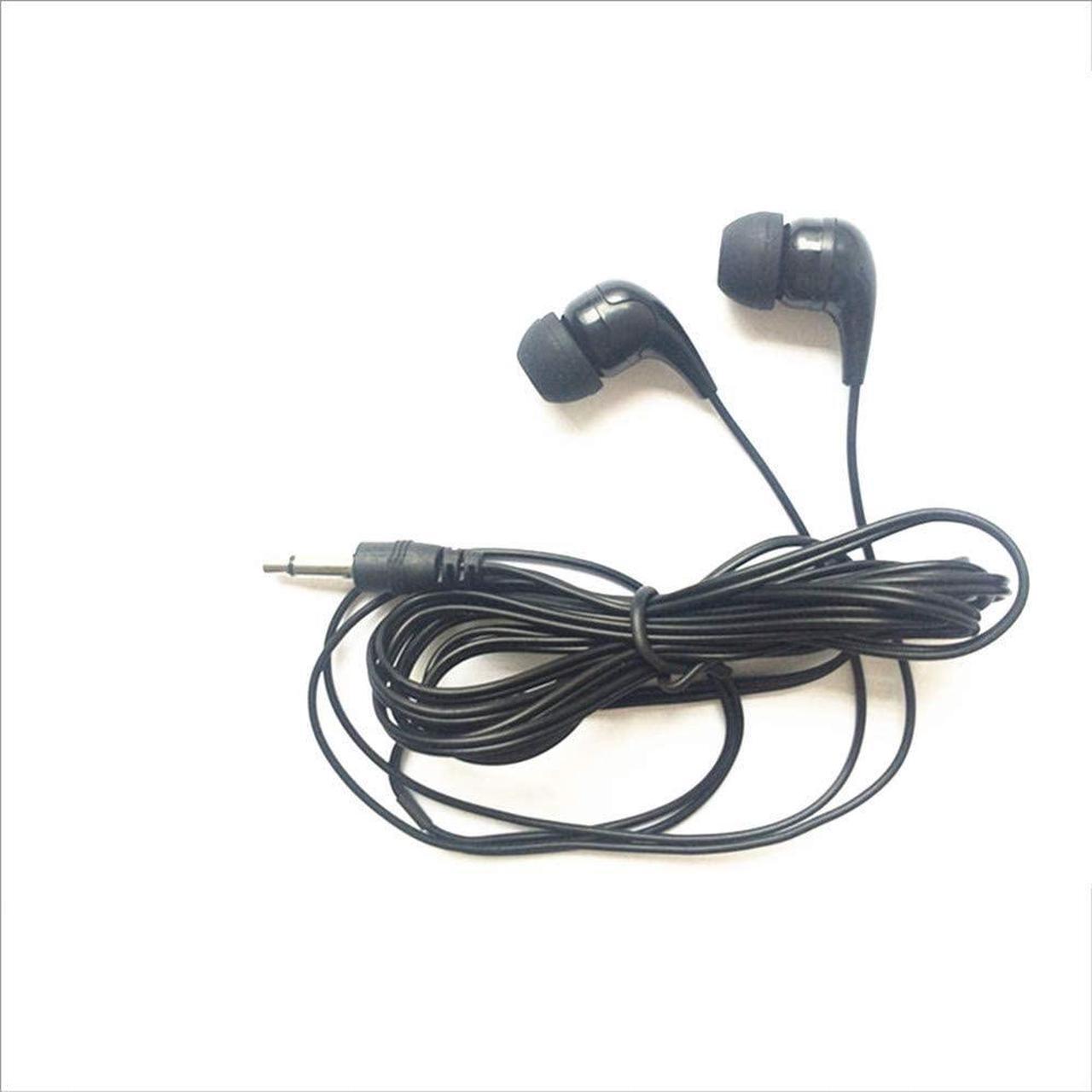 Alt view image 4 of 4 - Saidbuds 100 Pack Bulk Earbuds Headphones Classroom Student Testing Ear Buds Kids Bulk Headphones Disposable Earbuds Individually Wrapped for Schools, Libraries, Hospitals