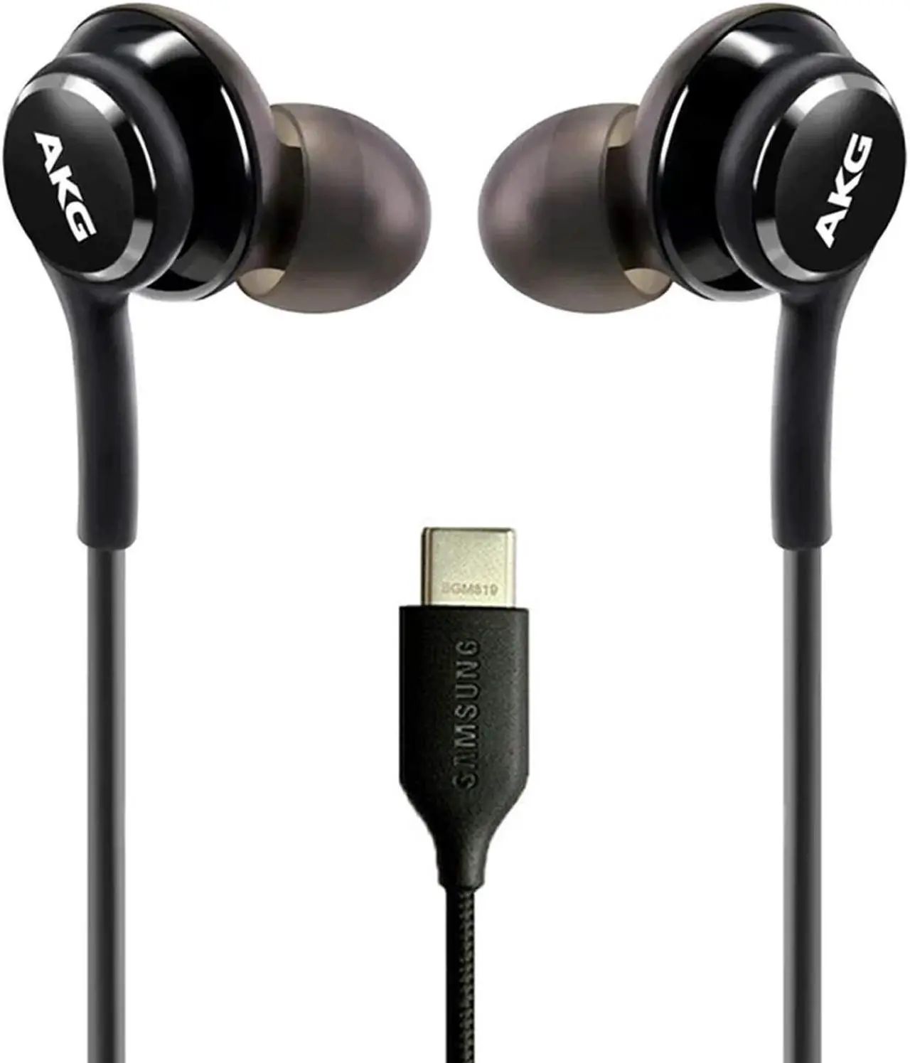 Main image of in-Ear AKG Wired Earbuds with Microphone  USB-C Earbuds with Braided Cable  AKG Headphones with Mic Compatible with Samsung Galaxy S24 Ultra, S24+, S24, S23, S22, S21, S10, S10E & iPhone 15 Series