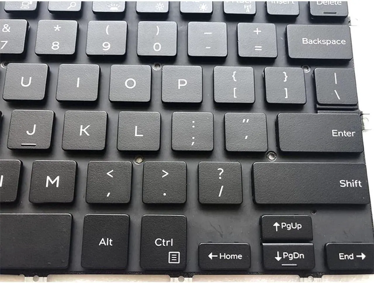 Alt view image 5 of 6 - LXDDP Laptop Replacement US Layout Backlit Keyboard for Dell Inspiron 5480 5481 5482 5485 5488 5491 5580 5582 5585 5591 7386 7580, Latitude 3400 3310 3390 Black