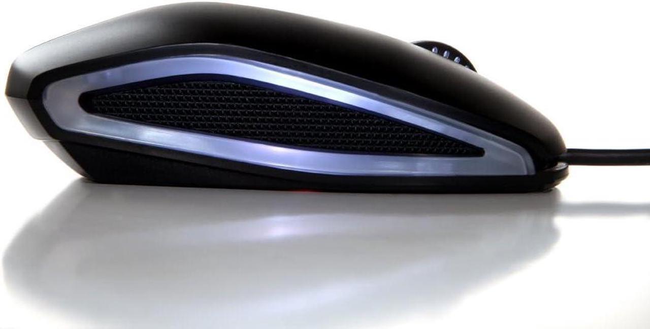 Alt view image 3 of 5 - Cherry CHERRY GENTIX Corded Optical Illuminated Mouse - Corded - Illuminated - Symmetrical Design – Black (JM-0300)