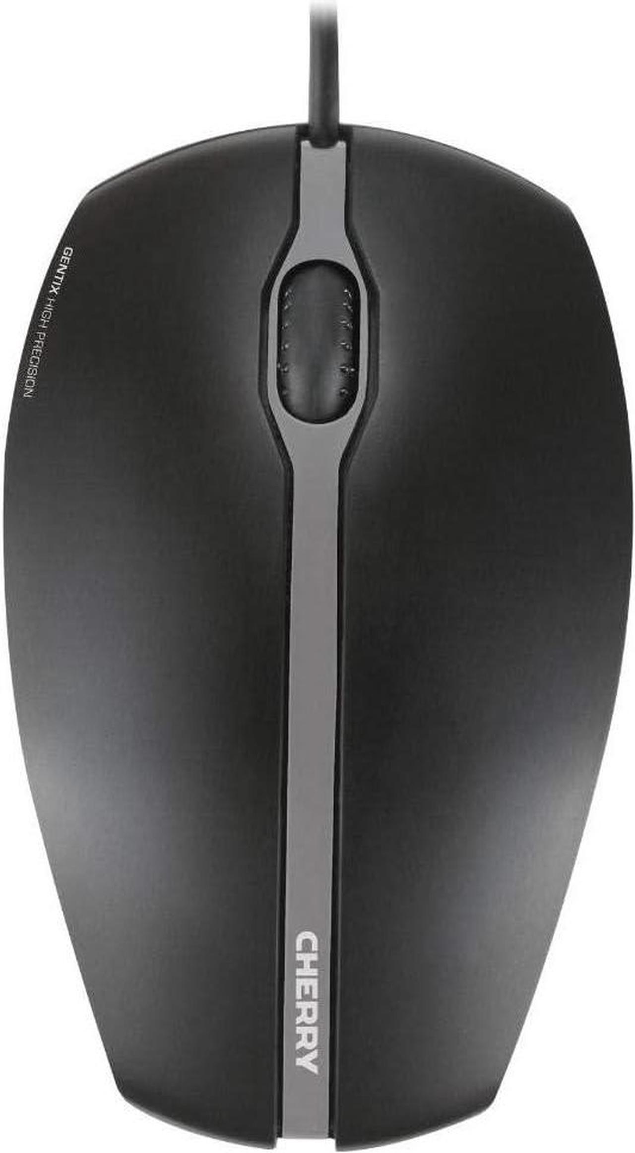 Alt view image 2 of 5 - Cherry CHERRY GENTIX Corded Optical Illuminated Mouse - Corded - Illuminated - Symmetrical Design – Black (JM-0300)