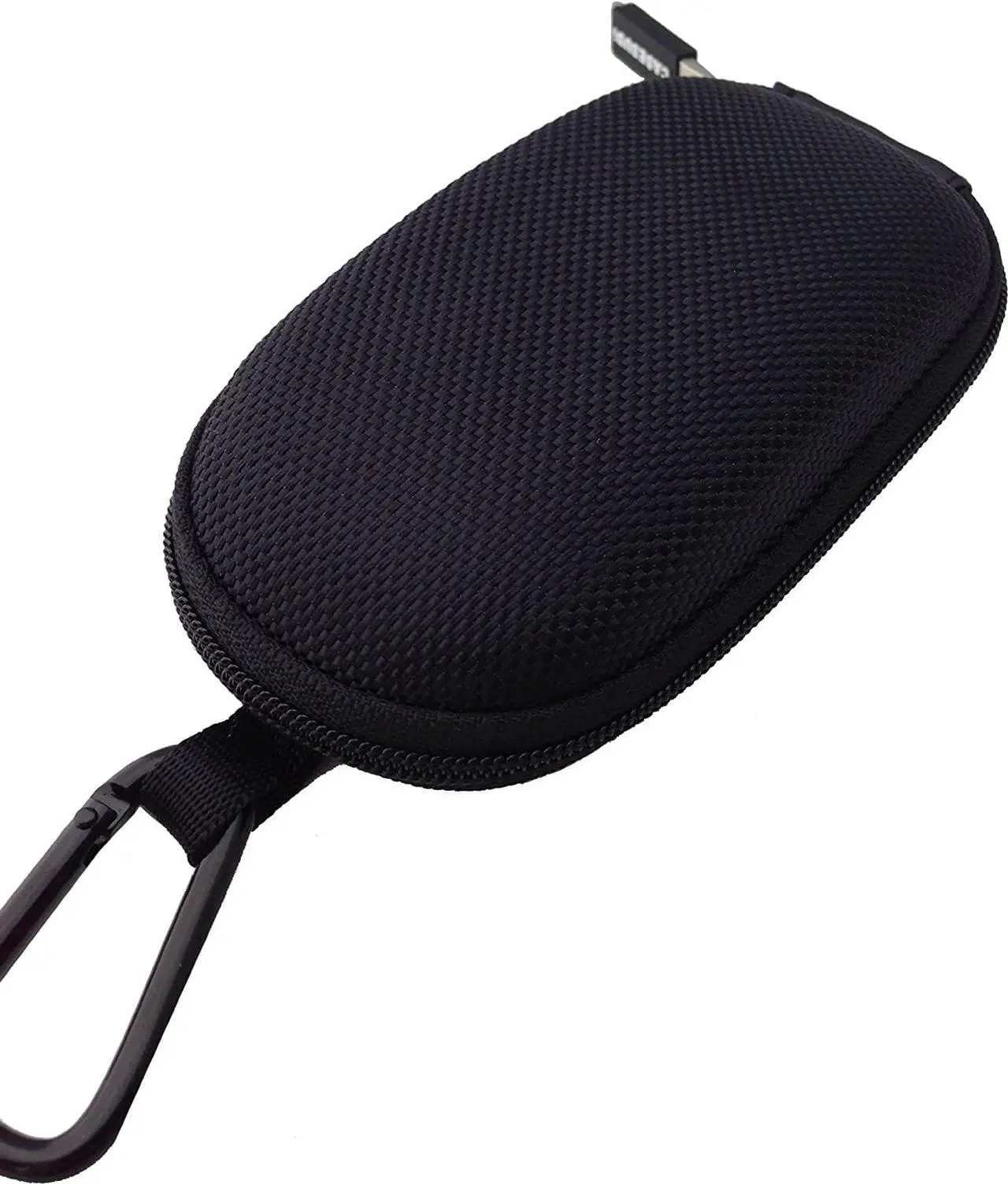 Alt view image 2 of 7 - Tough Travel Carrying Case for Apple Magic Mouse 1 and 2 | Hard Shell Ballistic Nylon (Black)