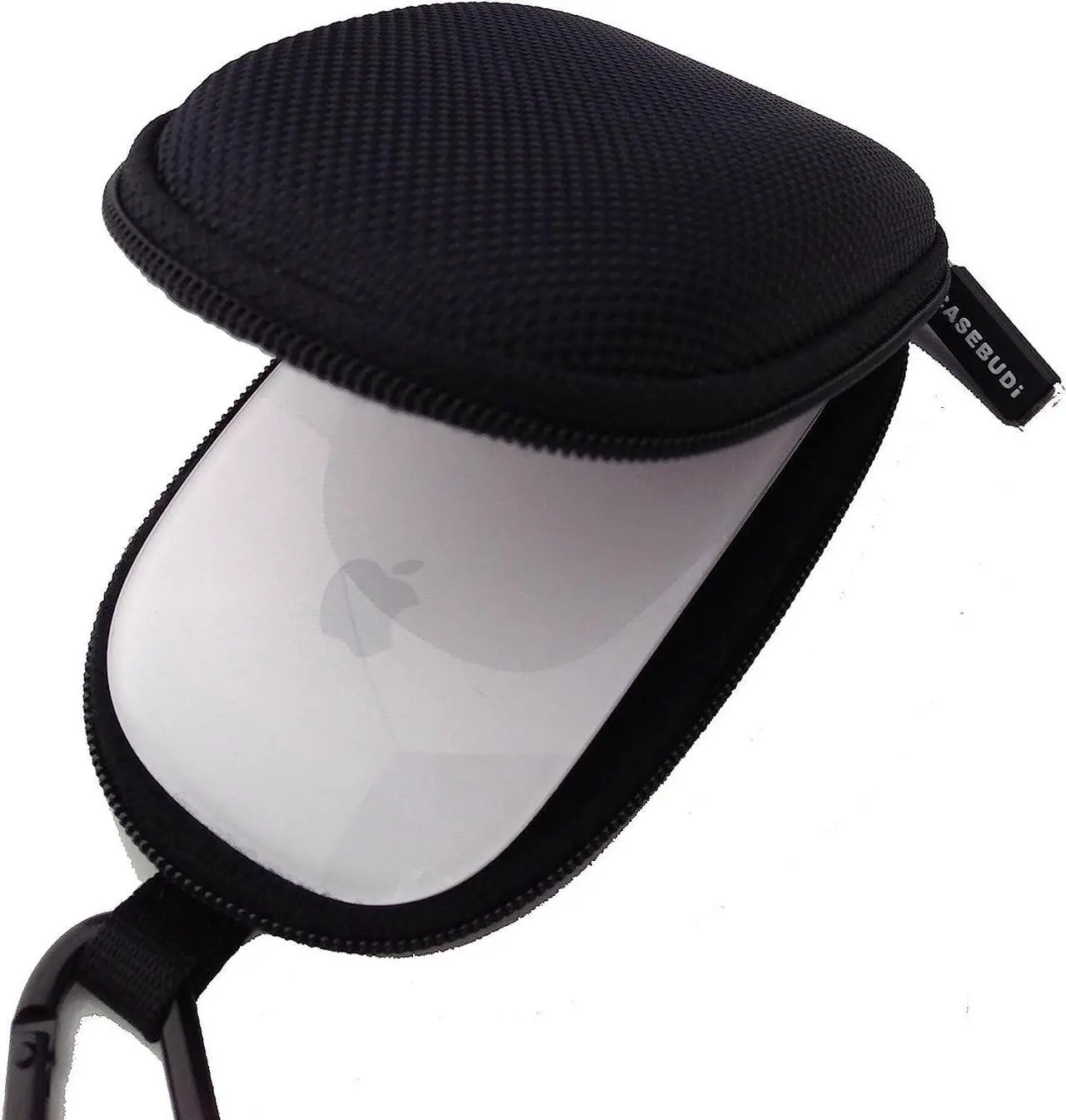 Alt view image 6 of 7 - Tough Travel Carrying Case for Apple Magic Mouse 1 and 2 | Hard Shell Ballistic Nylon (Black)
