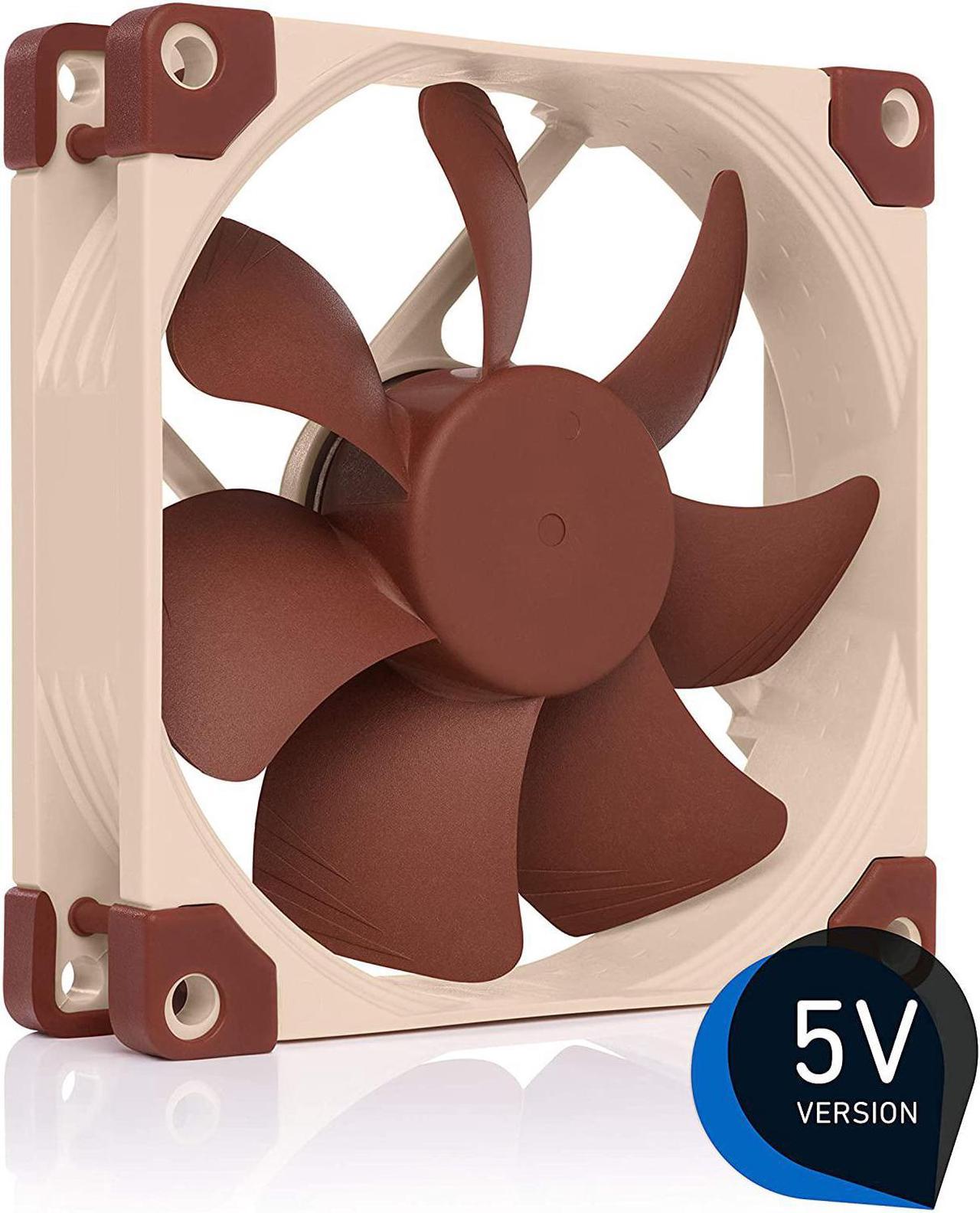 Noctua NF-A9 5V, Premium Quiet Fan with USB Power Adaptor Cable, 3-Pin, 5V Version (92mm, Brown)