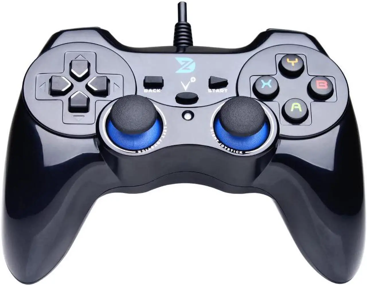 Alt view image 6 of 6 - USB Wired Gaming Controller Gamepad For PC/Laptop Computer(Windows XP/7/8/10/11) & PS3 & Android & Steam - [Black]
