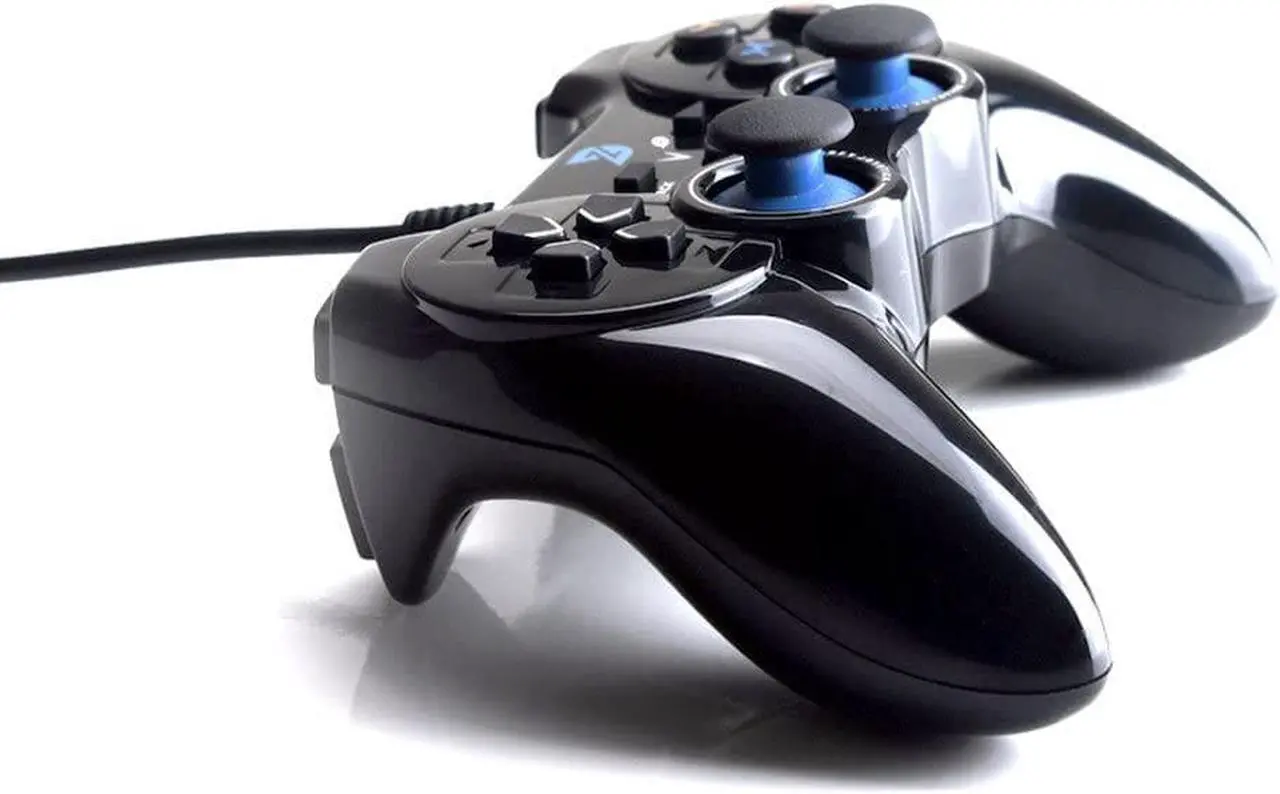 Alt view image 4 of 6 - USB Wired Gaming Controller Gamepad For PC/Laptop Computer(Windows XP/7/8/10/11) & PS3 & Android & Steam - [Black]