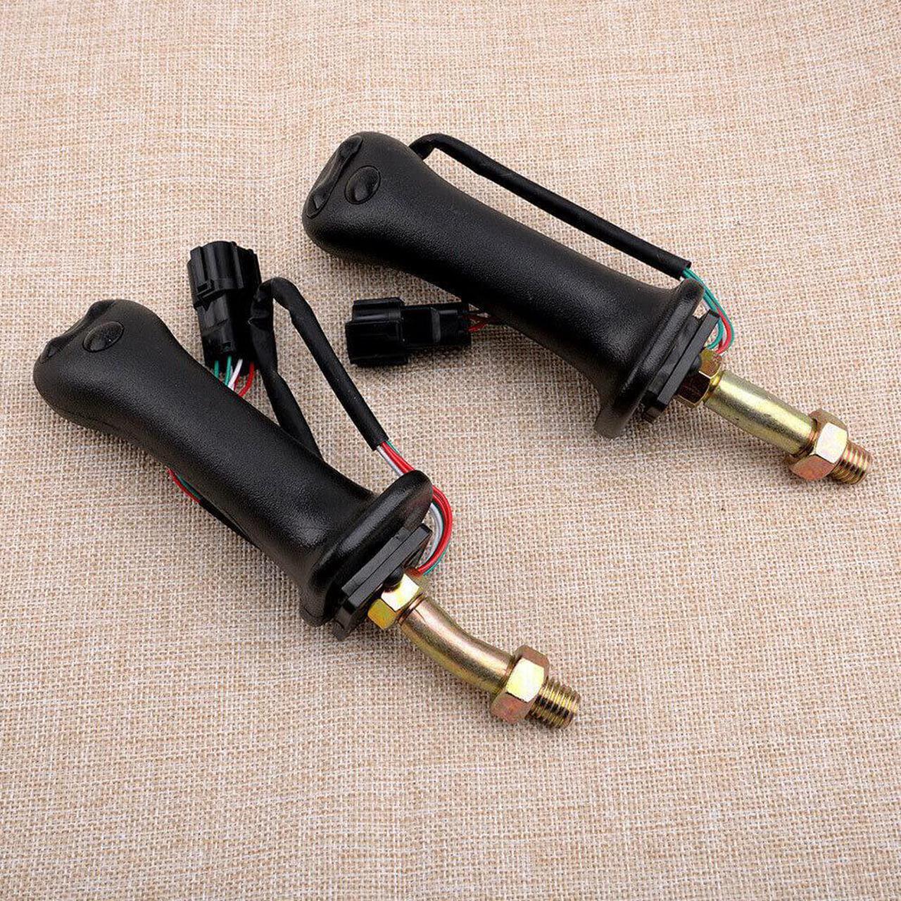 Alt view image 6 of 7 - 2PCS 3 Button Handle Excavator Joystick Kit for Doosan DH DX150 225 300 370-9C