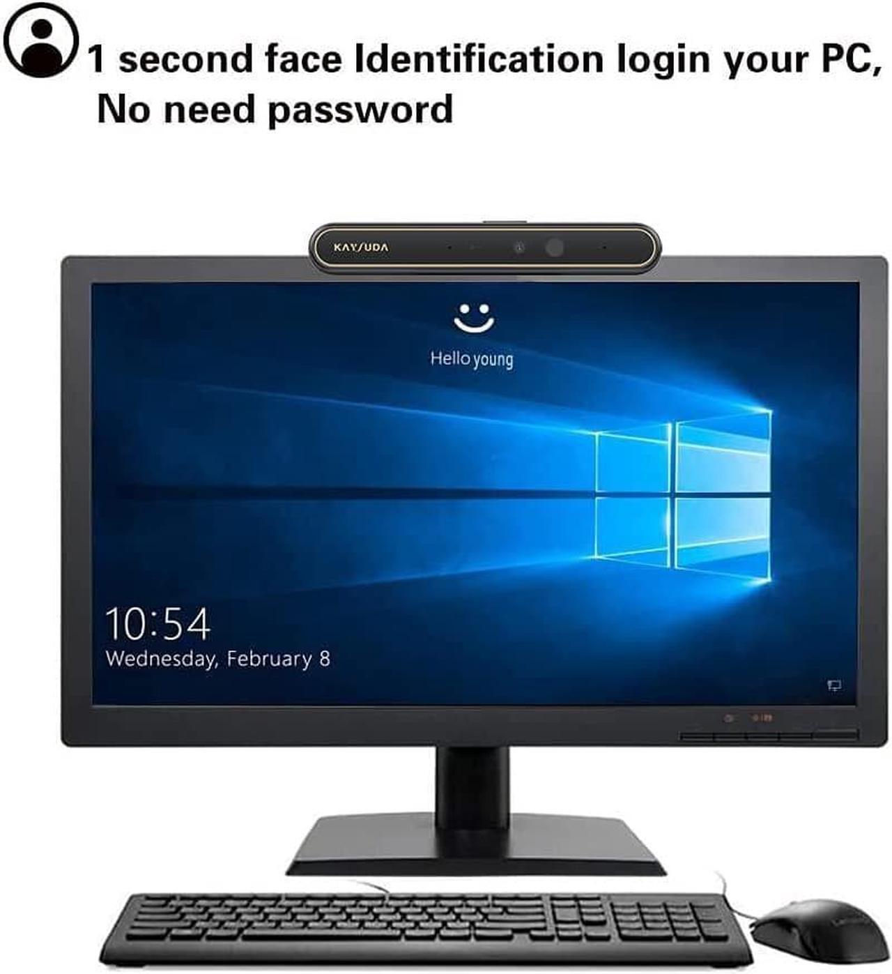 Alt view image 2 of 5 - Face Recognition USB IR Camera for Windows Hello, RGB 1080P (Entry Level) Webcam with Dual Microphone