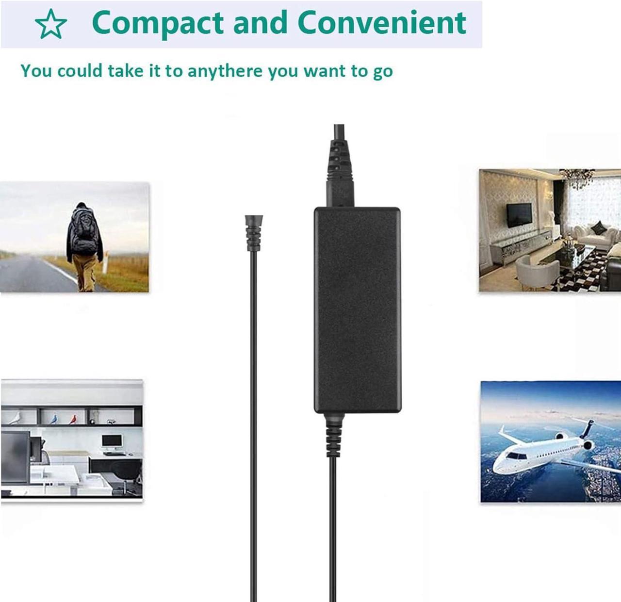 Alt view image 3 of 5 - J-ZMQER AC/DC Adapter Charger Compatible with Wacom Cintiq 24 POWA116 POW-A116 Power Supply Cord PSU