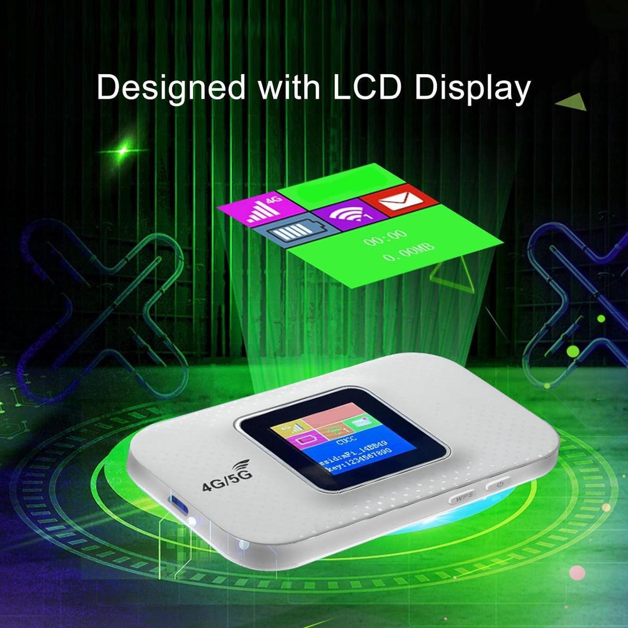 Alt view image 4 of 7 - 4G WiFi Router Mobile WiFi Hotspot Micro SIM Card Slot 150Mbps 3000mAh Battery for Business