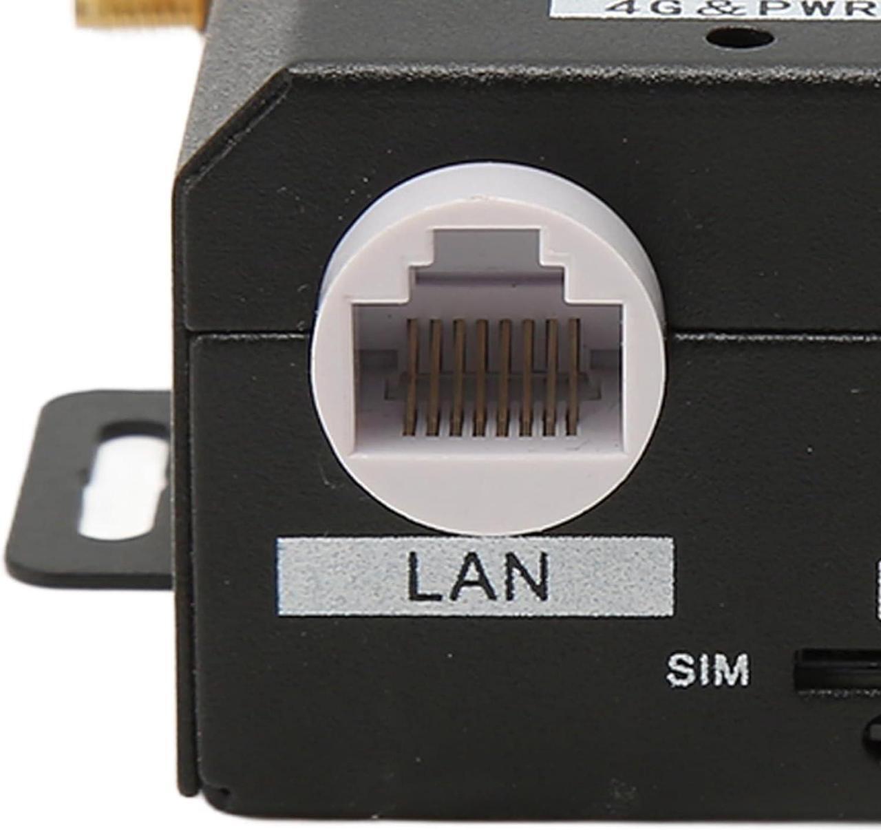 Alt view image 6 of 7 - Industrial 4G LTE WiFi Router, H927 4G 150Mbps 4G LTE SIM Card Router with Nano SIM Card Slot and 2 External Antennas, WiFi Hotspot Support 16 Users, for Asia, Southeast Asia,