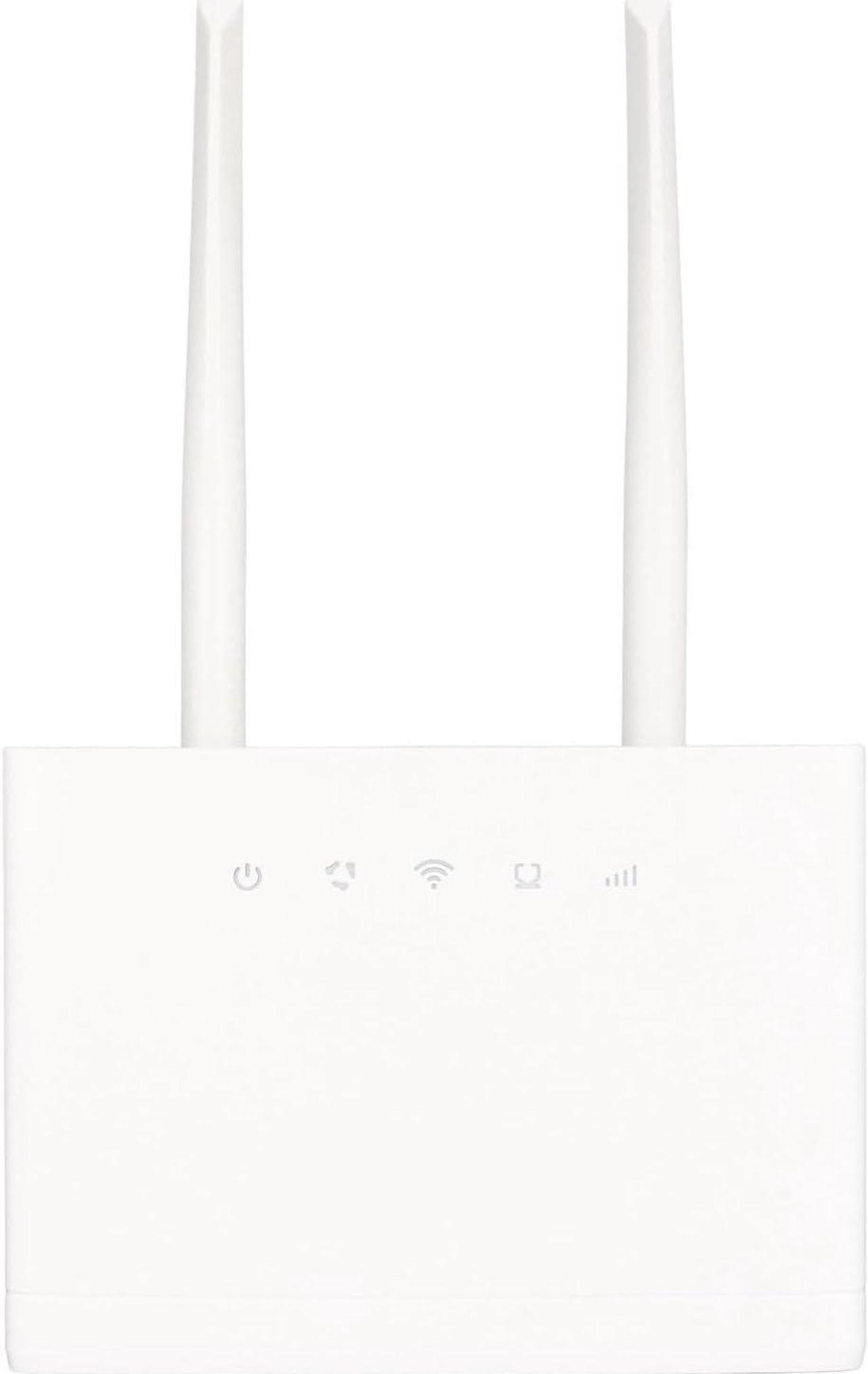 Main image of 4G LTE CPE Router with Sim Card Slot, 4G LTE Modem with 2 5dBi Antennas, Unlocked 4G Wireless Router, Support 32 Users (for Europe Asia) (US Plug 100240V)