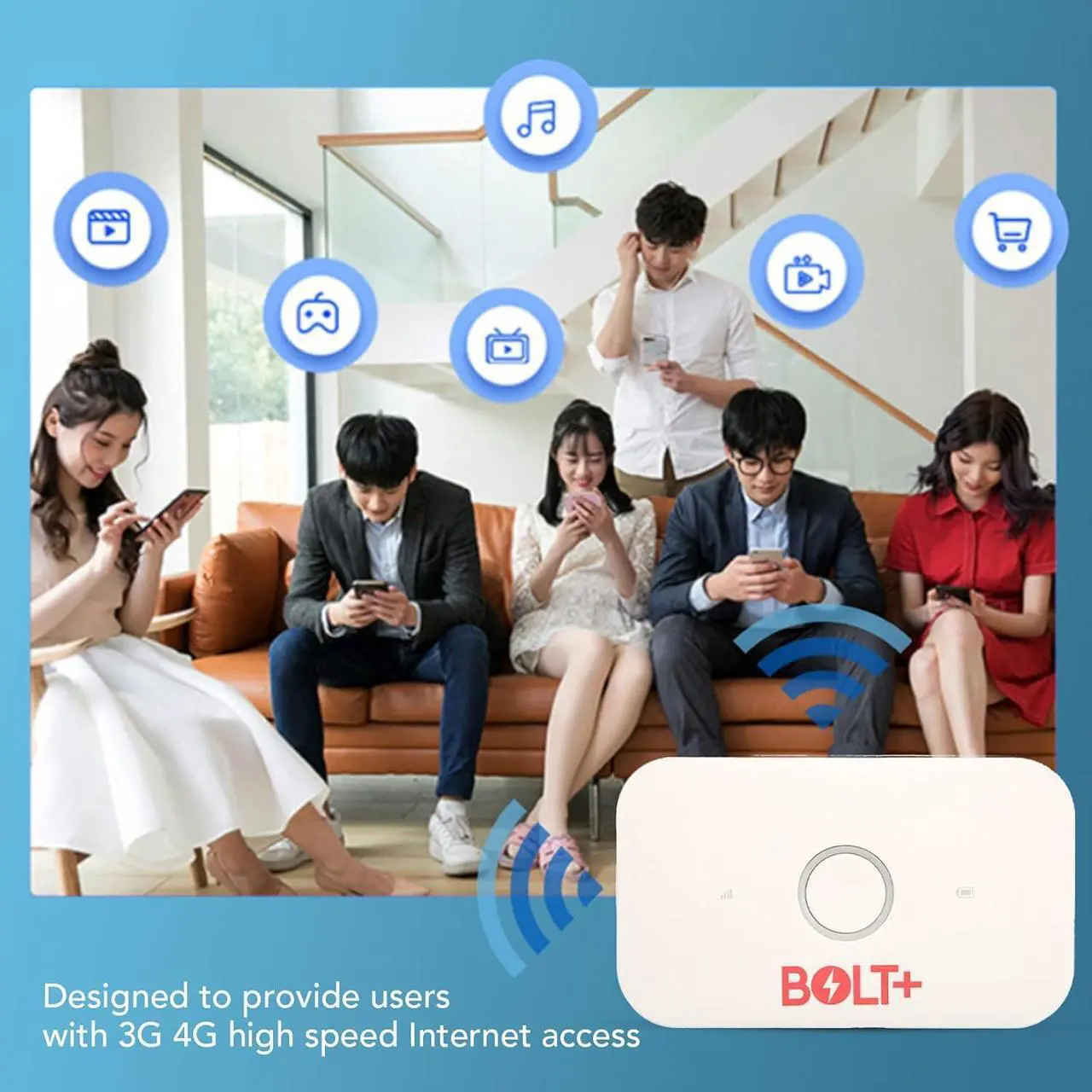 Alt view image 3 of 7 - Portable Mobile Hotspot, Portable WiFi Router for Car Users, Business Travelers, Outdoor Travelers, Portable WiFi Hotspot LTE Mobile Router, for Windows 7 8 10 for Linux