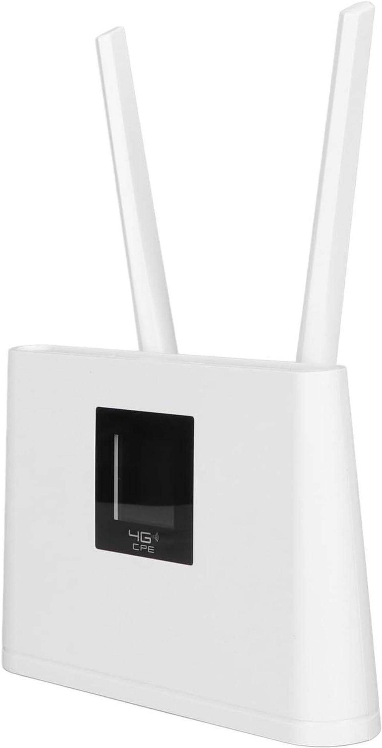 Alt view image 4 of 7 - 4G WiFi Router, Mobile WiFi Modem 150Mbps LCD Display High Gain Antenna Supported 20 Users TDD LTE for Business (US Plug)