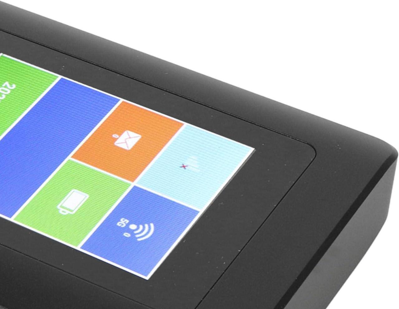 Alt view image 7 of 7 - Portable 5G WiFi Router for Travel, Dual Band WiFi Hotspot Device with SIM Card Slot, Up to 16 Users to Connect, LPDDR4X 2GB RAM EMMC 16GB ROM, Global Frequency Bands, Home WiFi