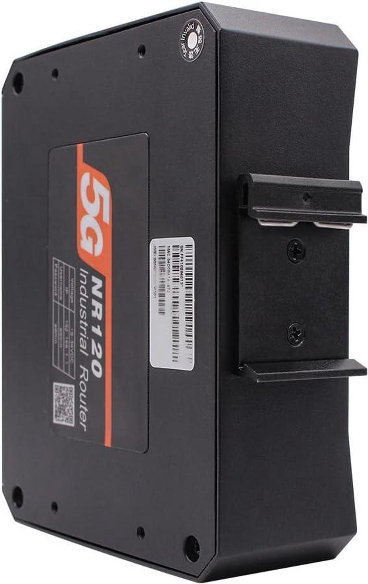 Alt view image 5 of 7 - Industrial 5G Cellular Router with Dual SIM Card Slot, 5G VPN Modem Router with External Detachable Antennas,Gigabit Ethernet, WiFi, RS232/RS485 M2M IoT Integration, Remote Management, Global Version