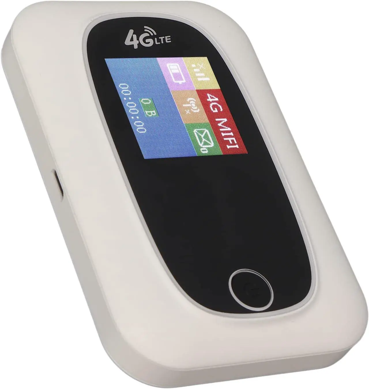 Alt view image 6 of 7 - Mobile Hotspot Router, 4G High Speed SIM Card Router Support Up to 10 Users, 2000mAh Durable Battery, Portable Wireless 4G LTE Modem Router for Car Travel Business