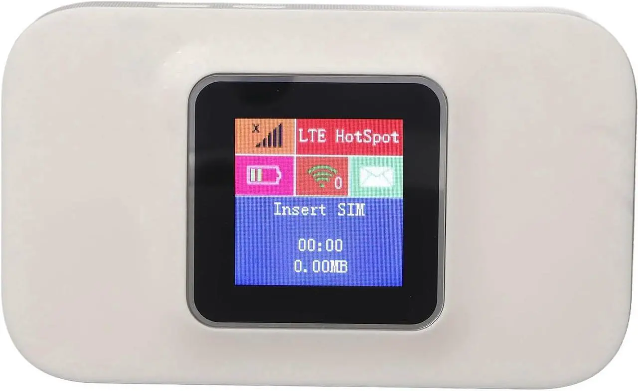 Main image of Mini Smart Router, Plug and Play SIM Card Slot Convenient Practical 3000mah Battery Pocket 5G WIFI for Business