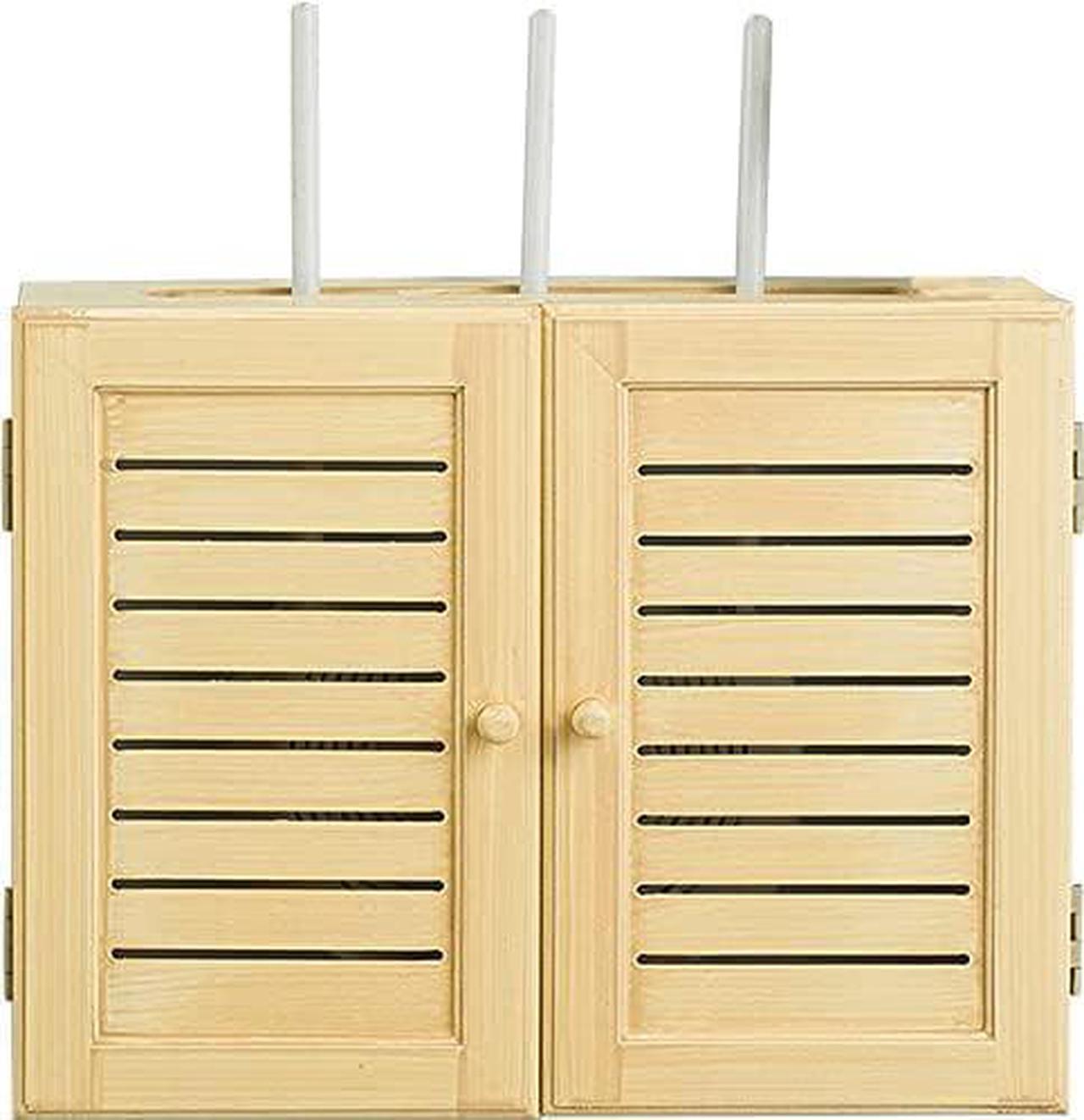 Main image of Wall-Mounted WiFi Storage Box, Wireless Router Storage Box, Hidden Line Management Container, Office Desktop Manager, Creative Decoration Storage Box