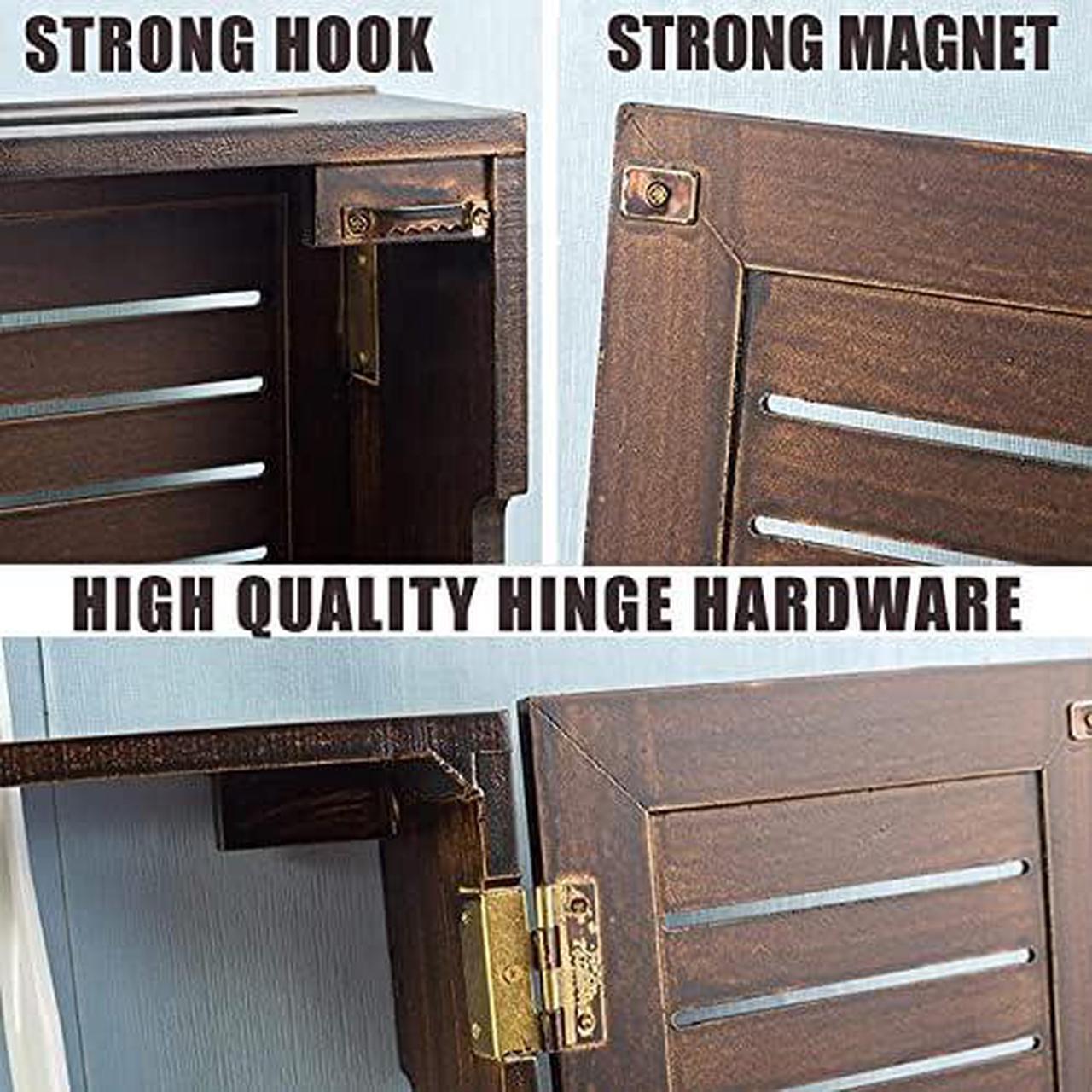 Alt view image 3 of 7 - Wall-Mounted WiFi Storage Box, Wireless Router Storage Box, Hidden Line Management Container, Office Desktop Manager, Creative Decoration Storage Box