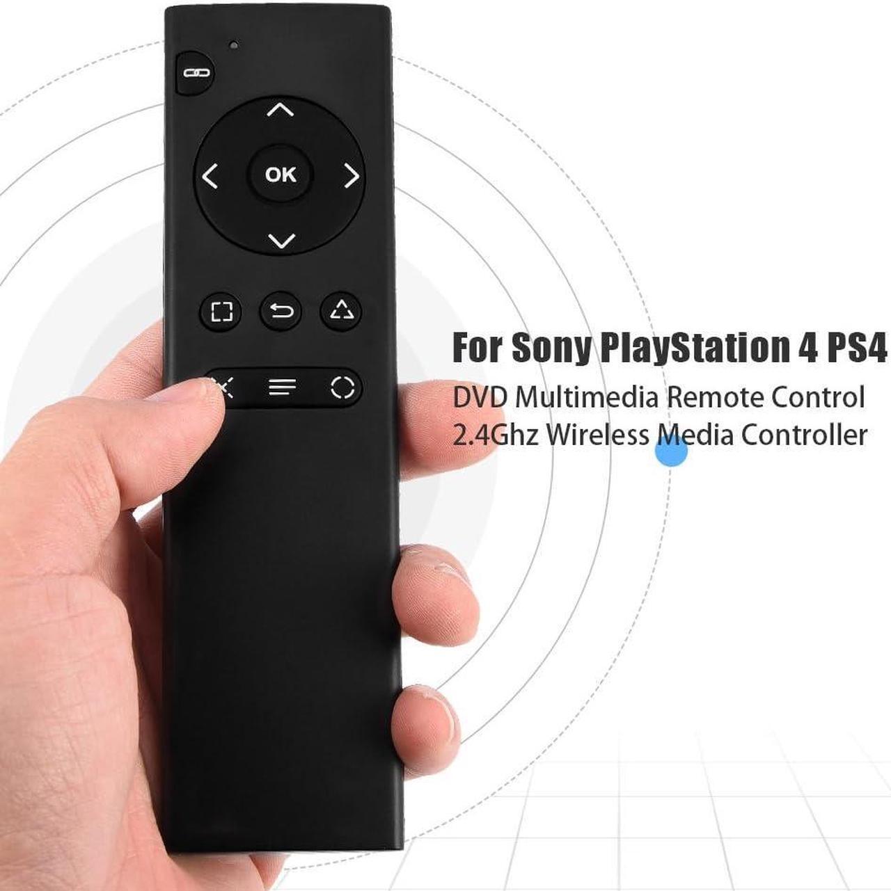 Alt view image 3 of 7 - Sanpyl DVD Multimedia Remote Control, 2.4Ghz Wireless Media Controller, Remote Controller for Sony Playstation 4 PS4