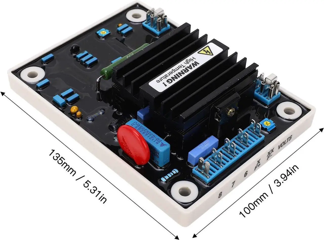 Alt view image 7 of 7 - Automatic Voltage Regulator, High Voltage Stability High Accuracy Over Voltage Protection Excitation Brushless Generator AVR for Industrial Use