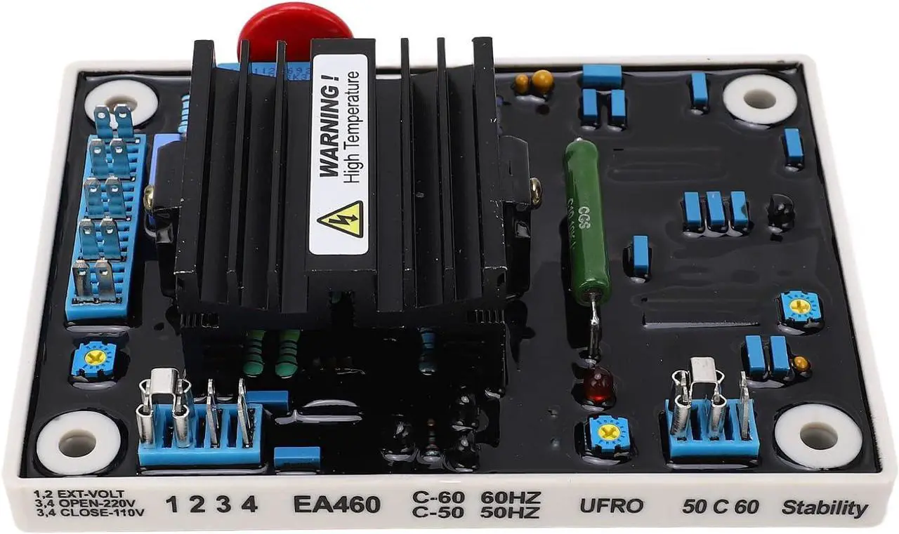 Alt view image 6 of 7 - Automatic Voltage Regulator, High Voltage Stability High Accuracy Over Voltage Protection Excitation Brushless Generator AVR for Industrial Use
