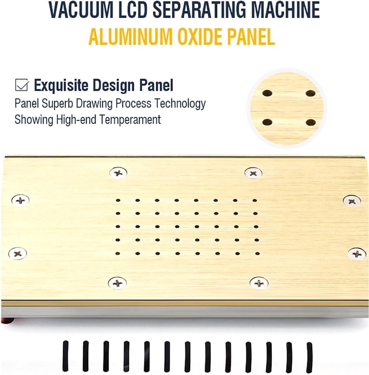 Alt view image 6 of 7 - LCD Screen Separator Machine, 8.5 Inch Digital LCD Screen Separator with Built-in Vacuum Pump, Intelligent Temperature Adjustment and Super Strong Suction, Easy to Operate, for Phone Repair