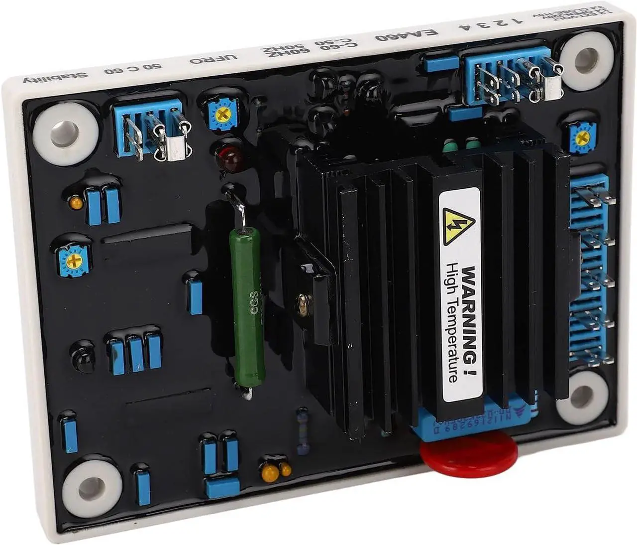 Alt view image 5 of 7 - Automatic Voltage Regulator, High Voltage Stability High Accuracy Over Voltage Protection Excitation Brushless Generator AVR for Industrial Use