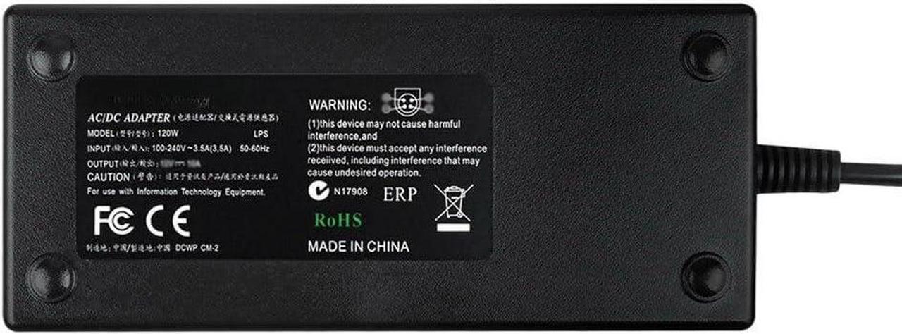 Alt view image 2 of 4 - Nuxkst 4 Pin AC/DC Adapter for Wacom Cintiq 27QHD Touch 27 Creative Pen Display Graphics Tablet DTH-2700 DTK-2700 Power Supply Cord Cable PS Charger Mains PSU