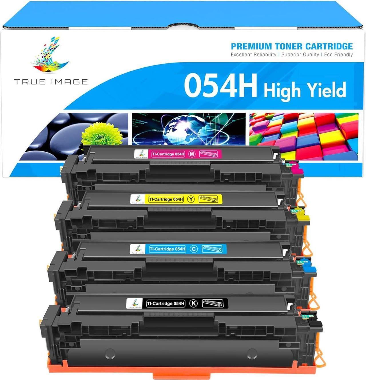 Main image of TRUE IMAGE Compatible 054 054H Toner Cartridge Replacement for Canon 054 054H Toner for Canon Color ImageCLASS MF644Cdw MF642Cdw LBP622Cdw MF641Cw Printer Toner (Black Cyan Magenta Yellow, 4-Pack)