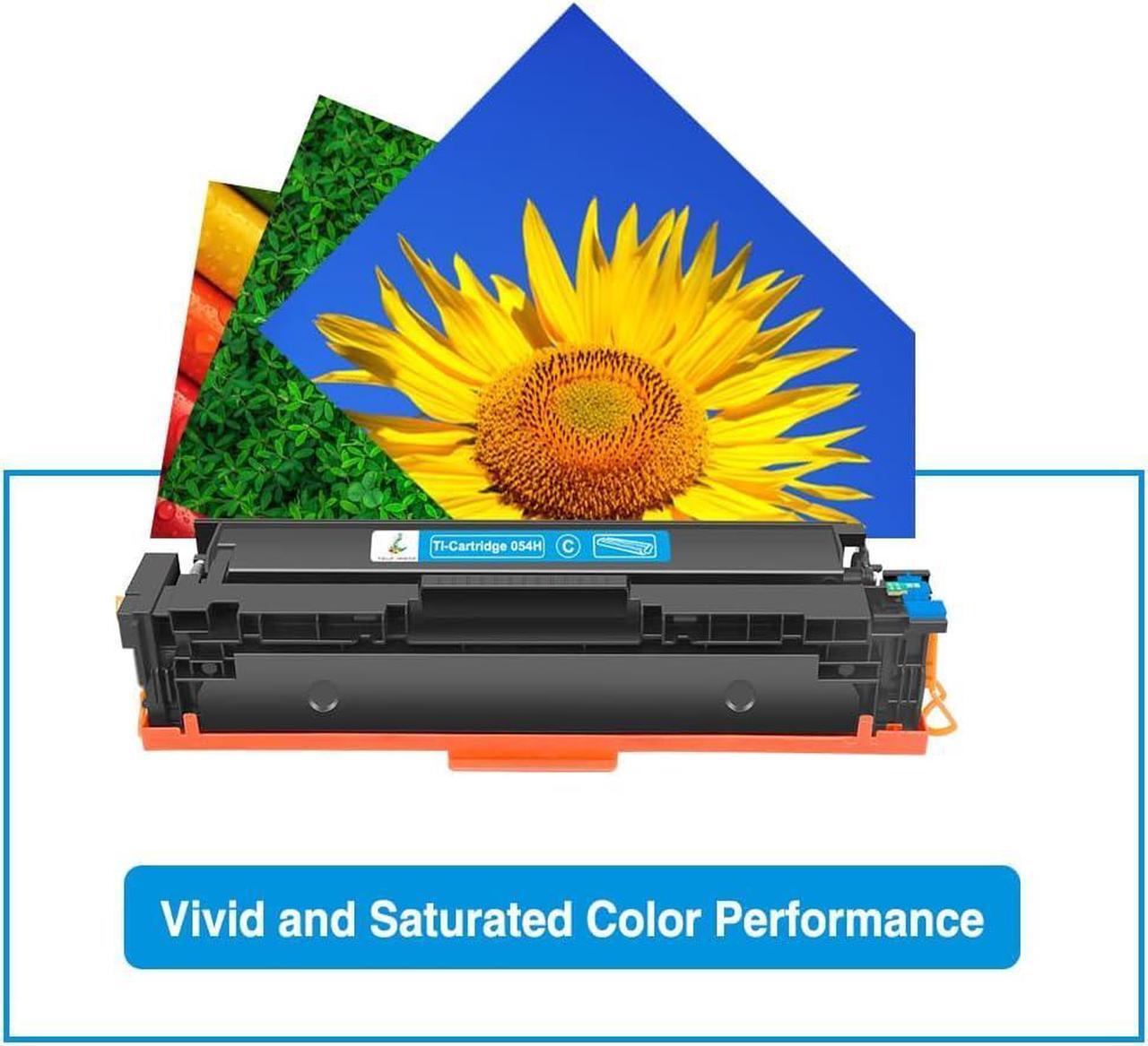 Alt view image 6 of 6 - TRUE IMAGE Compatible 054 054H Toner Cartridge Replacement for Canon 054 054H Toner for Canon Color ImageCLASS MF644Cdw MF642Cdw LBP622Cdw MF641Cw Printer Toner (Black Cyan Magenta Yellow, 4-Pack)