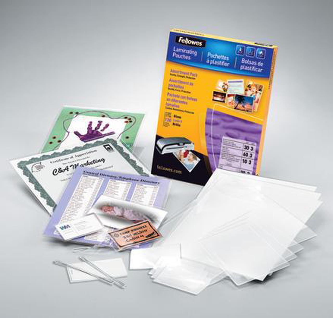 Fellowes Laminating Pouch Starter Kit, 25 pack