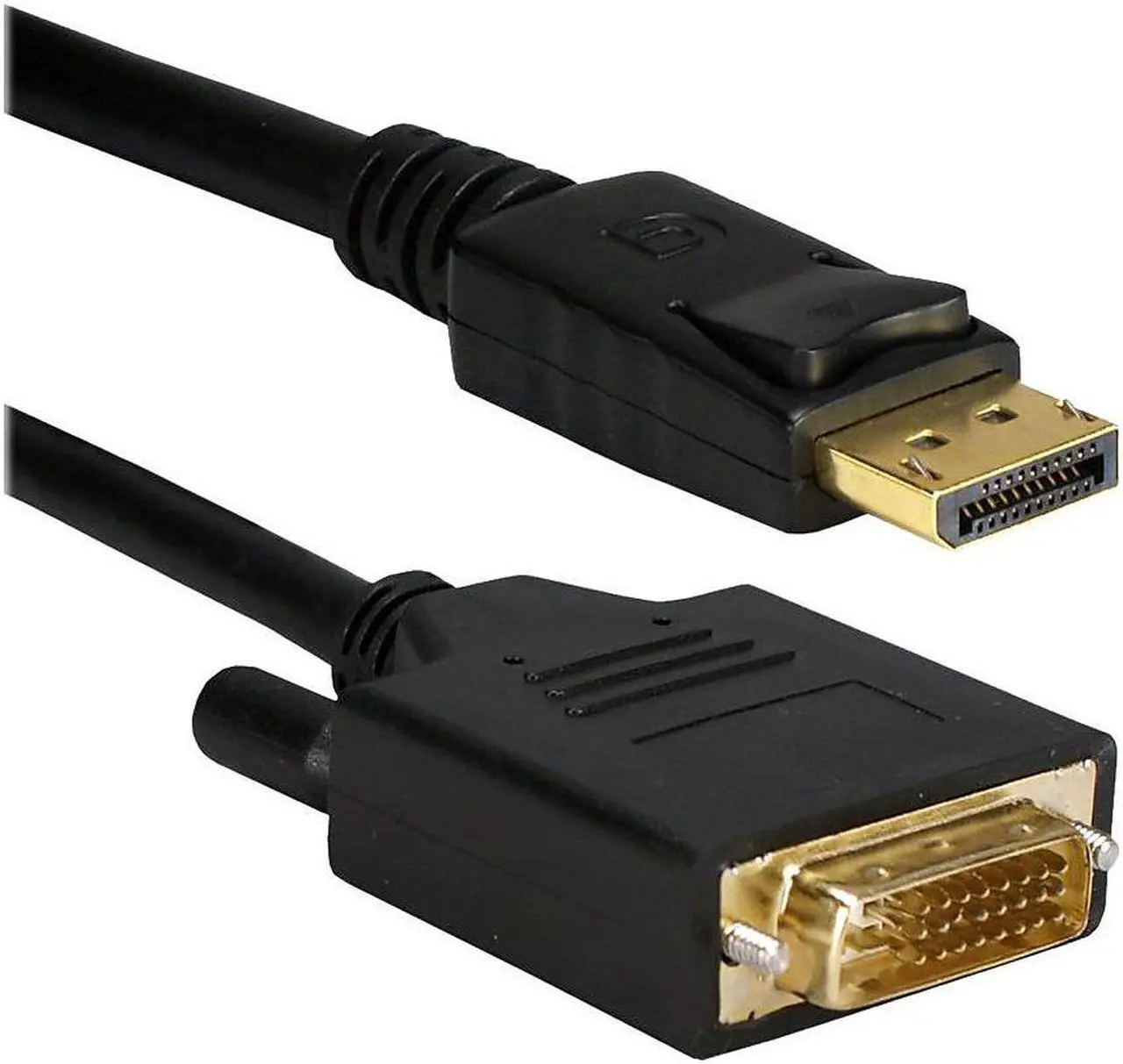 Alt view image 4 of 6 - QVS 6ft. DisplayPort - DVI m/m