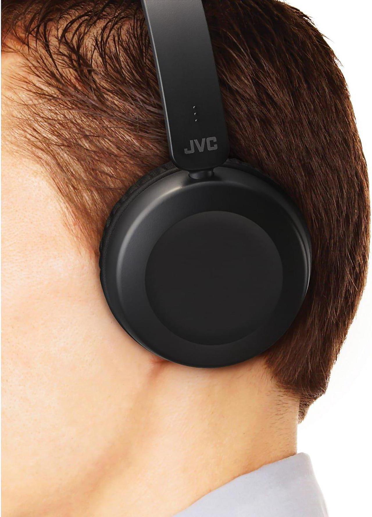 Alt view image 19 of 20 - JVC HAS31BTB Foldable Bluetooth On-Ear Headphones (Carbon Black)