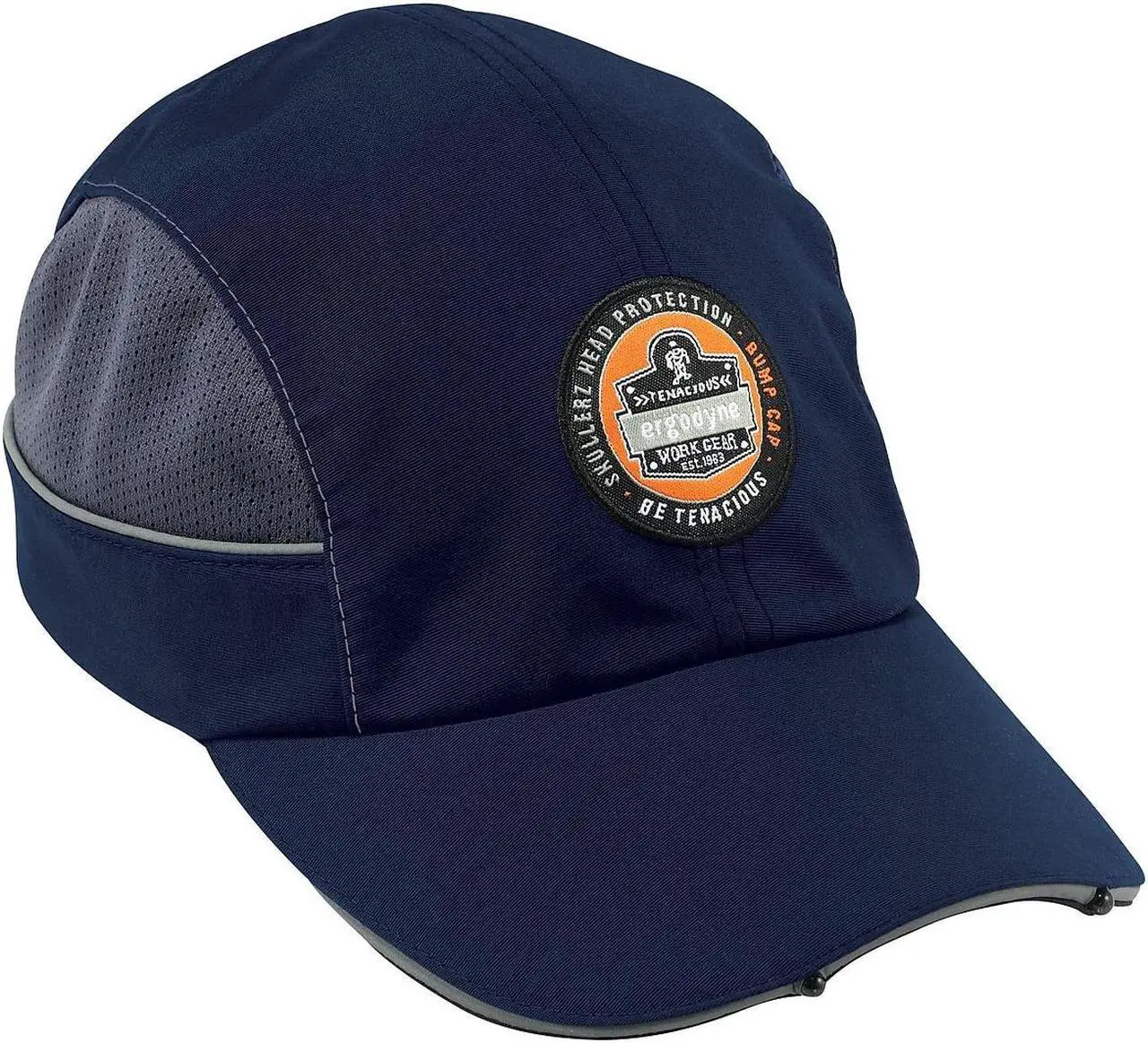 Alt view image 11 of 12 - 8960  Navy-Short Brim LED Bump Cap