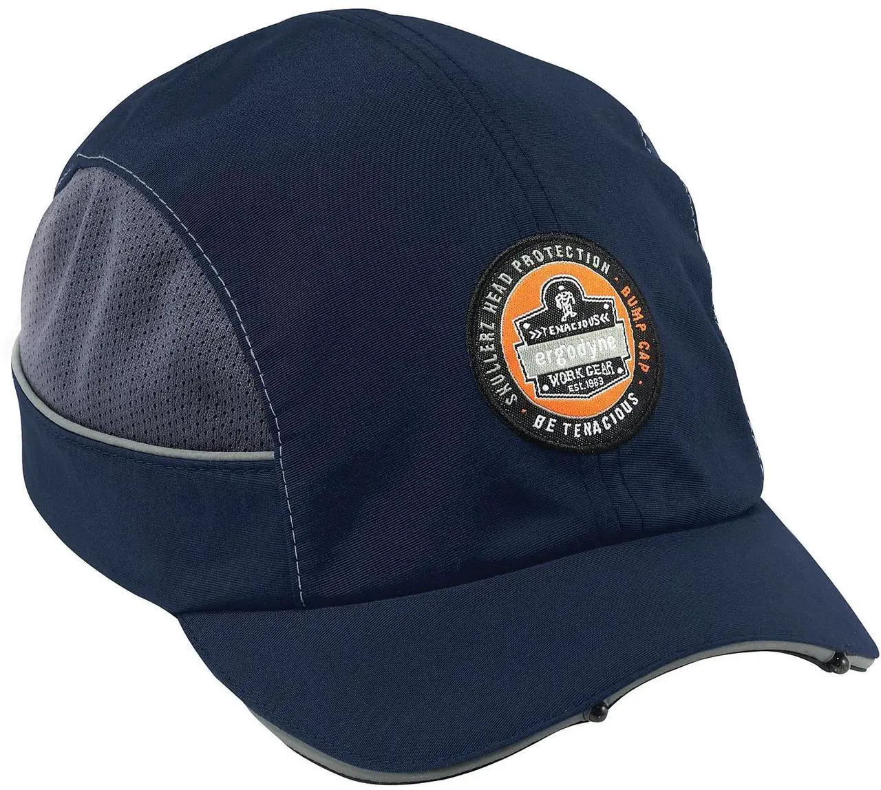 Alt view image 12 of 12 - 8960  Navy-Short Brim LED Bump Cap