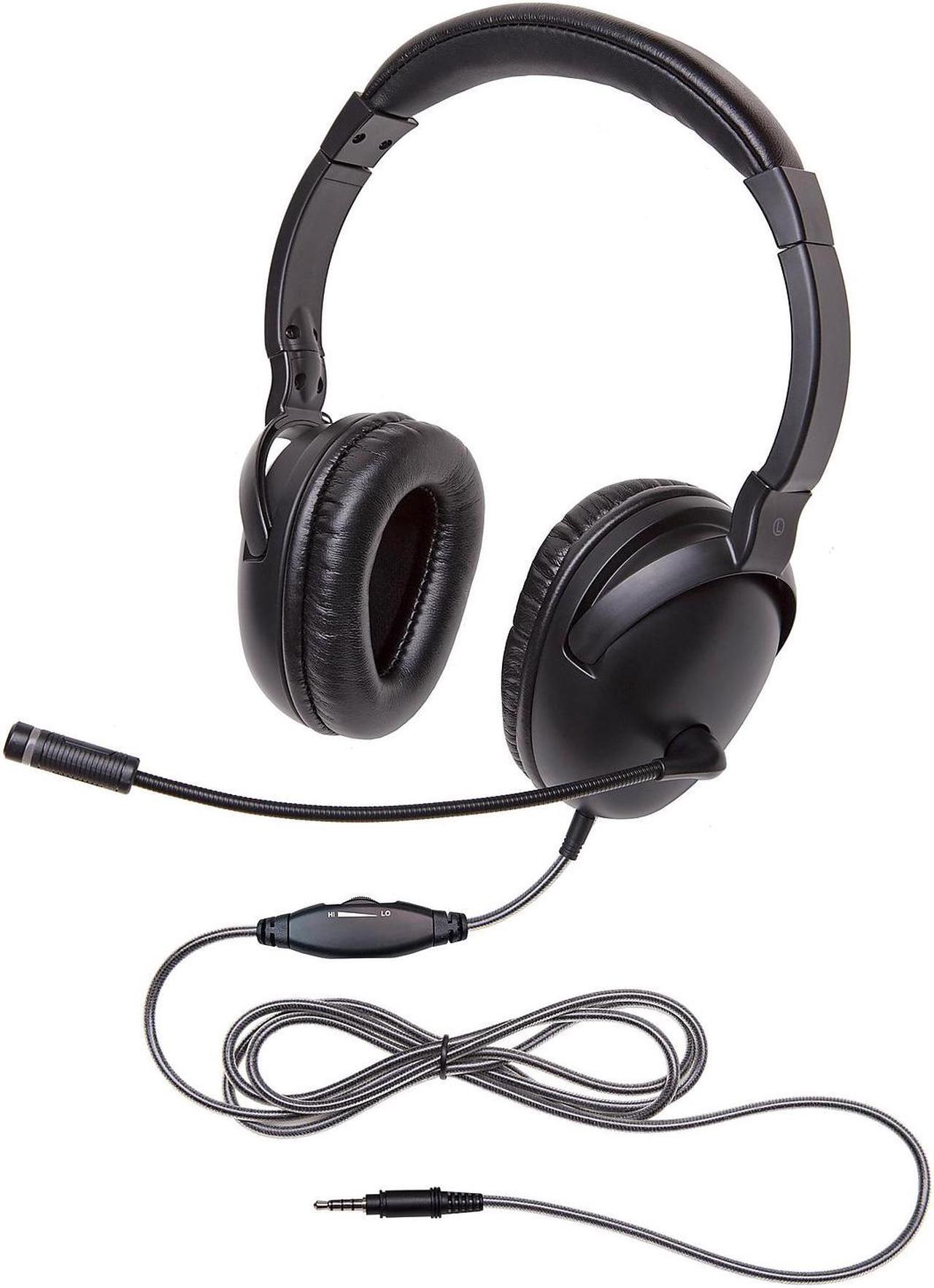 Alt view image 5 of 6 - Califone 1017MT USB NeoTech Plus Headset With Calituff Braided Cord And Volume Control