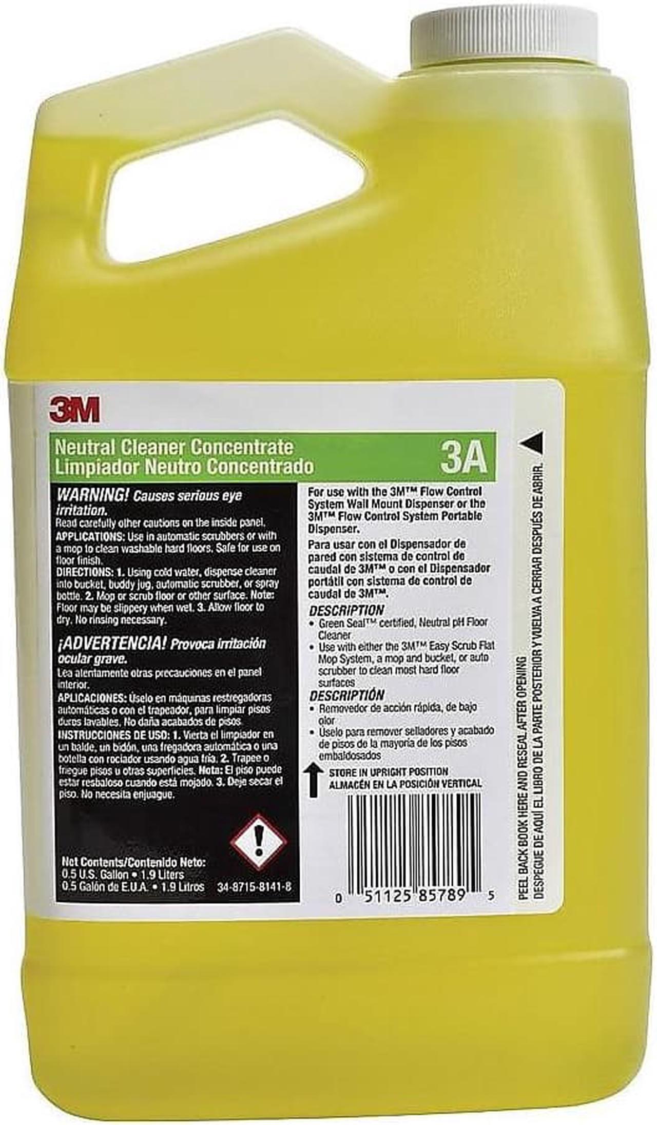 Alt view image 6 of 6 - 3M Neutral Cleaner Concentrate, 0.5 Gallon