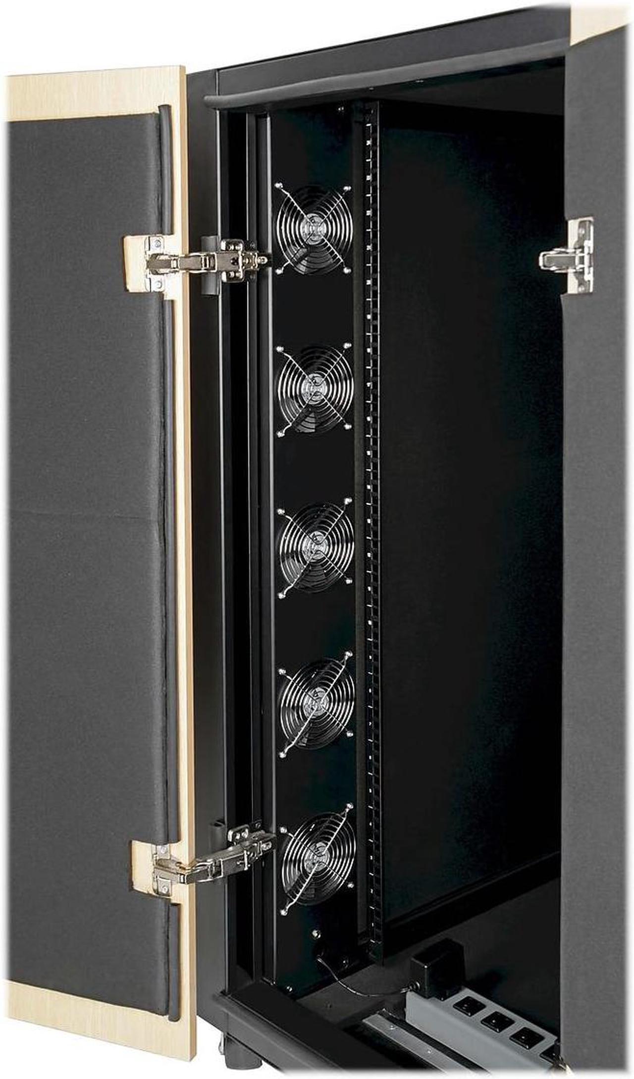 Alt view image 9 of 18 - Tripp Lite 24U SmartRack Sound Proof Server Rack - Quiet Acoustic Server Rack (SRQ24U)