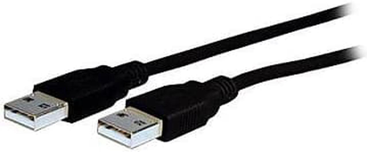 Alt view image 4 of 4 - Comprehensive USB2-AA-15ST Comprehensive USB 2.0 A to A Cable 15ft - USB for Printer, Scanner, Keyboard/Mouse, Camera - 15 ft - 1 x Type A Male USB - 1 x Type A Male USB - Shielding - Black