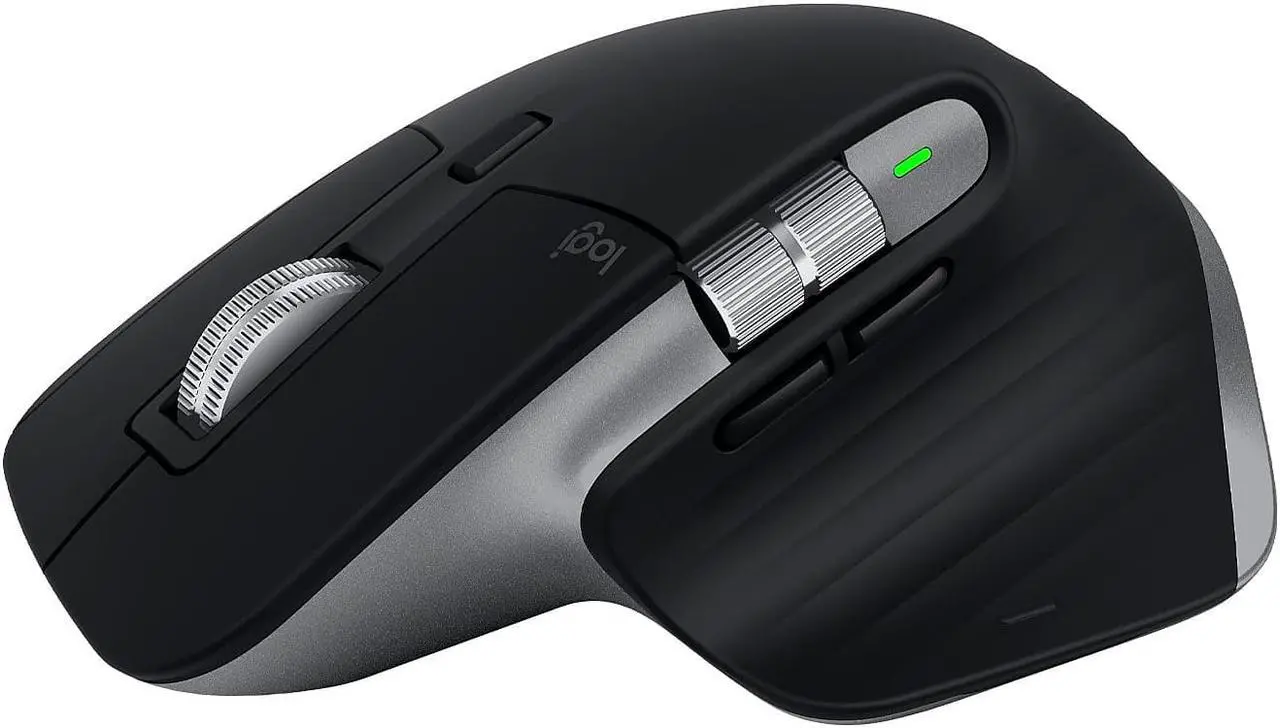 Alt view image 15 of 20 - Logitech MX Master 3 – Advanced Wireless Mouse for Mac, Ultrafast Scrolling, Ergonomic Design, 4000 DPI, Customisation, USB-C, Bluetooth, MacBook Pro,Macbook Air,iMac, iPad Compatible - Space Grey