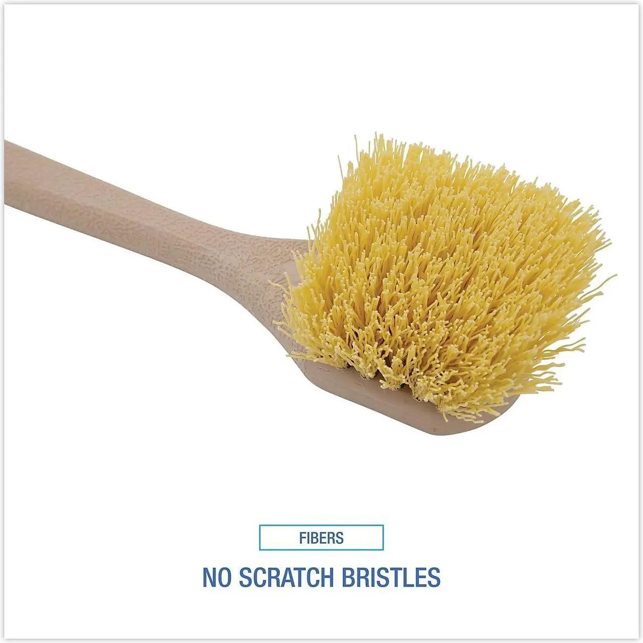 Alt view image 9 of 10 - Boardwalk Utility Brush Polypropylene Fill 20" Long Tan Handle 4320