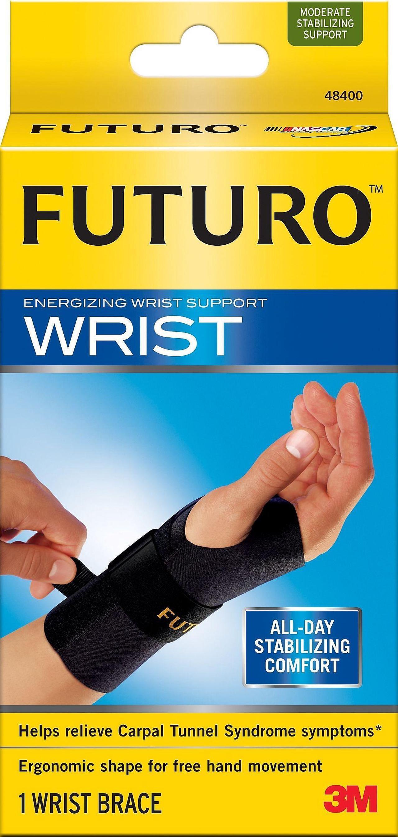 Alt view image 8 of 8 - Energizing Wrist Support, Small/Medium, Fits Right Wrists 5 1/2 - 6 3/4, Black