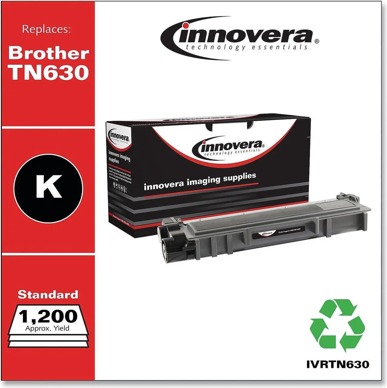 Alt view image 10 of 19 - Innovera TN630, TN660 Toner - IVRTN630